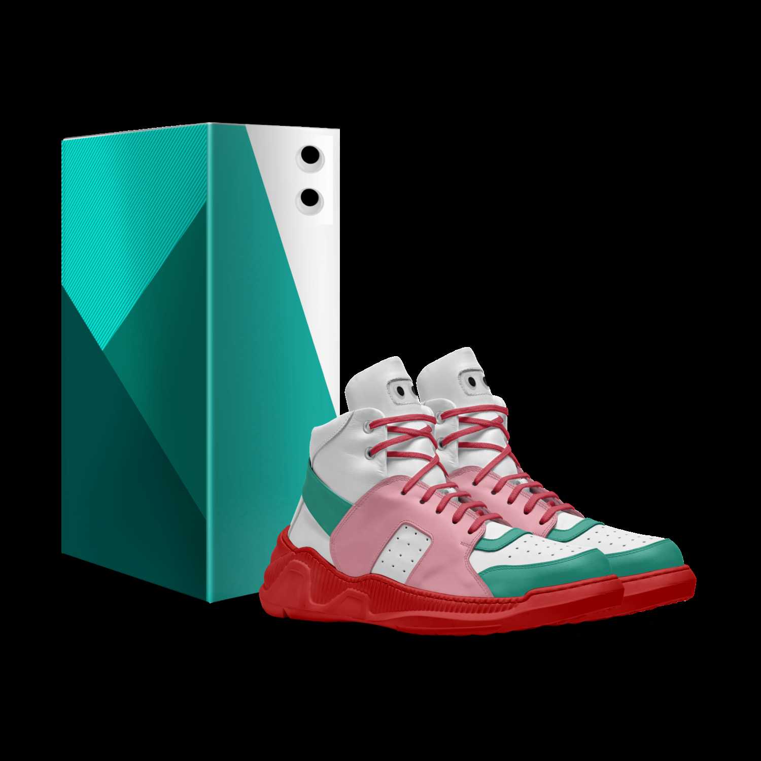 pair of FORKY A Custom Shoe concept by Damien X Gonzalez