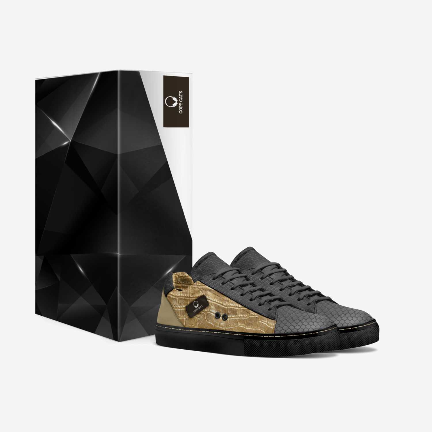 Copy Cat's custom made in Italy shoes by Shockercapino The Don | Box view