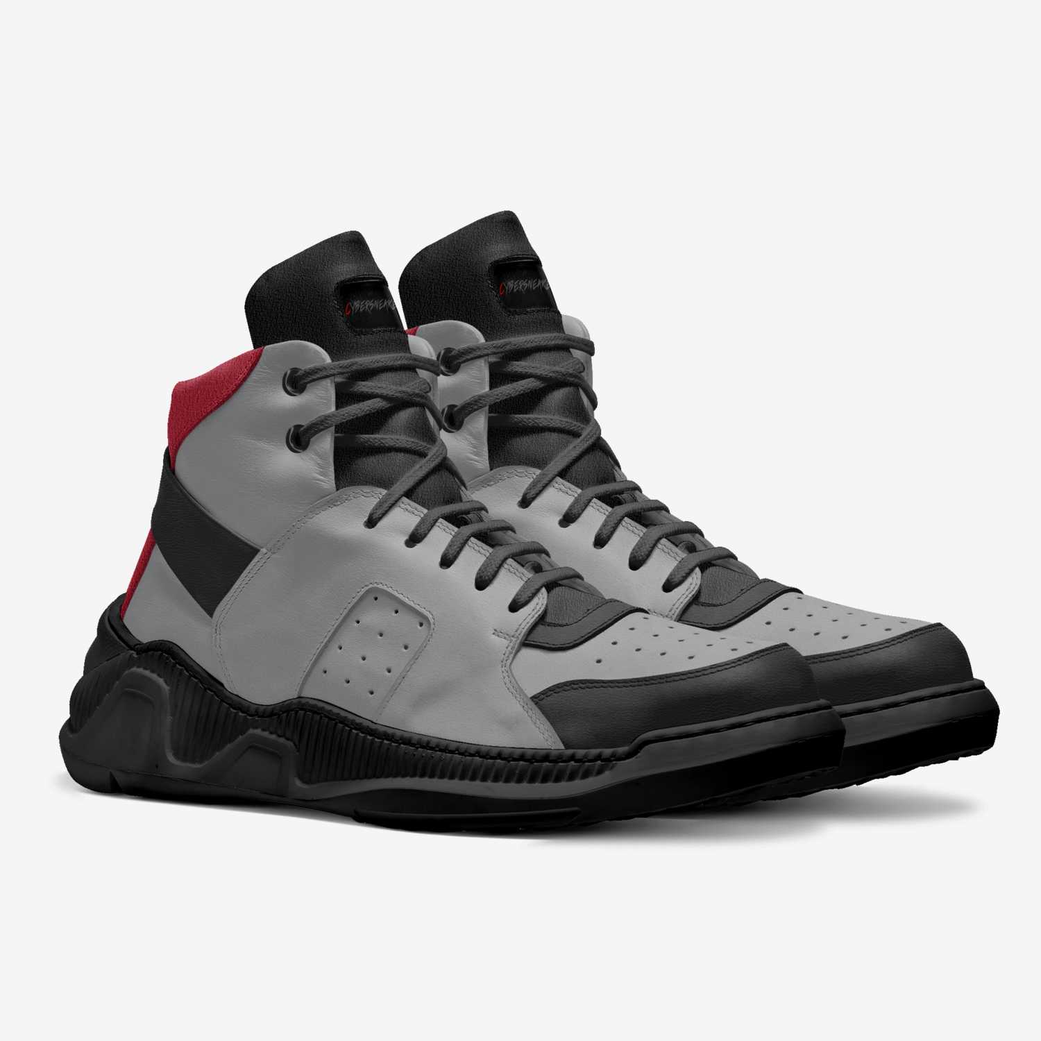 CYBERSNEAKERS custom made in Italy shoes by Guillaume Stevanovic | Double view