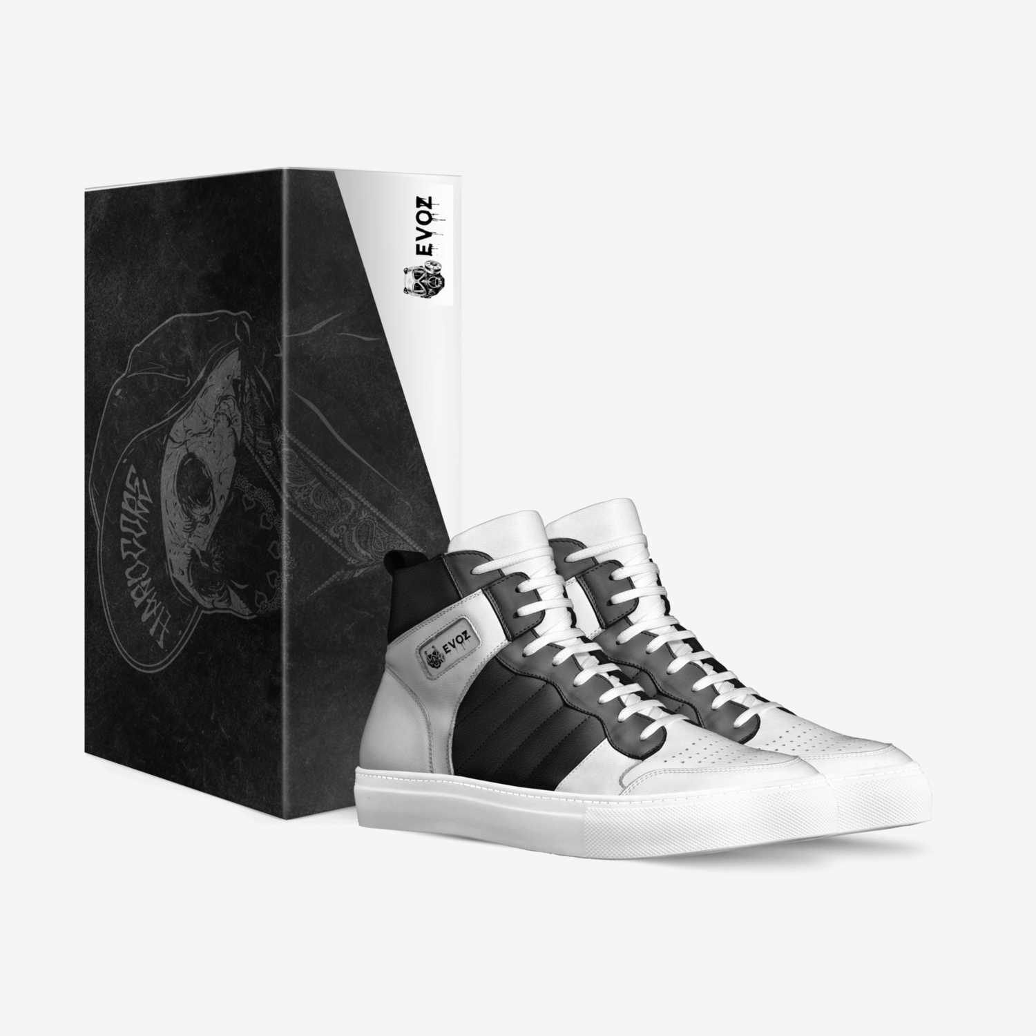 Evo custom made in Italy shoes by Fuzail Khan | Box view