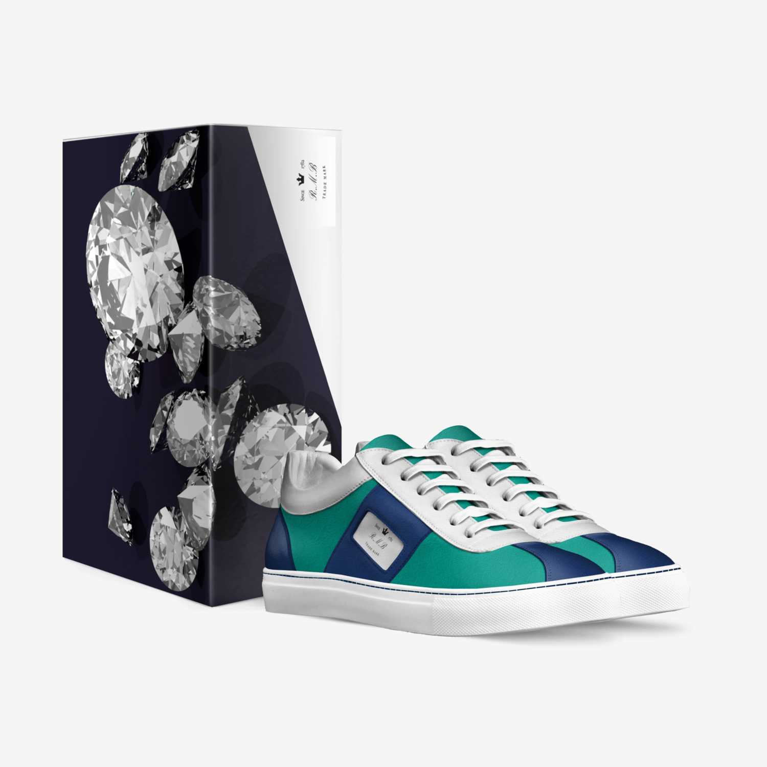 R.M.B custom made in Italy shoes by Zakiya Carpenter | Box view