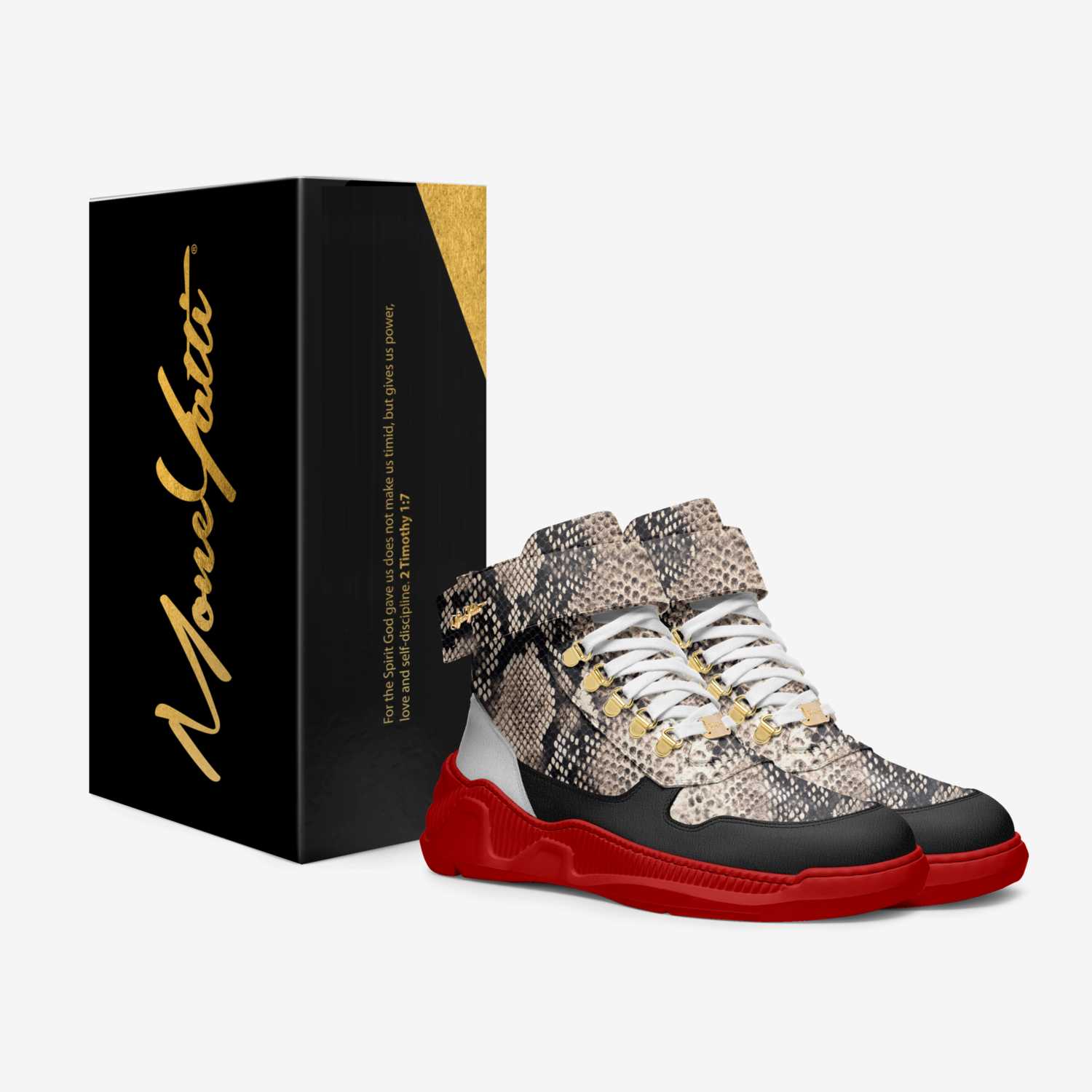 Moneyatti Traps01 custom made in Italy shoes by Moneyatti Brand | Box view