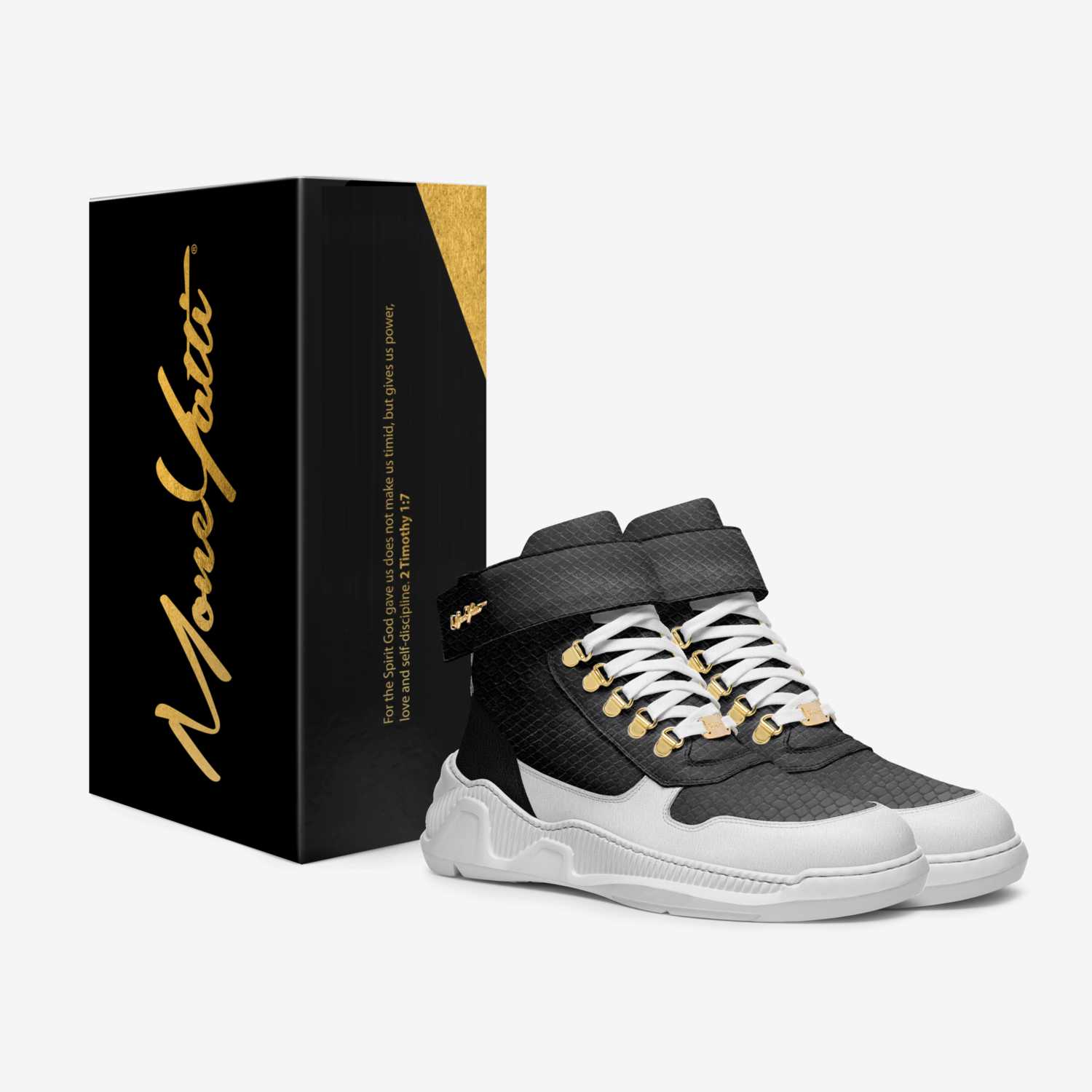 Moneyatti Traps02 custom made in Italy shoes by Moneyatti Brand | Box view