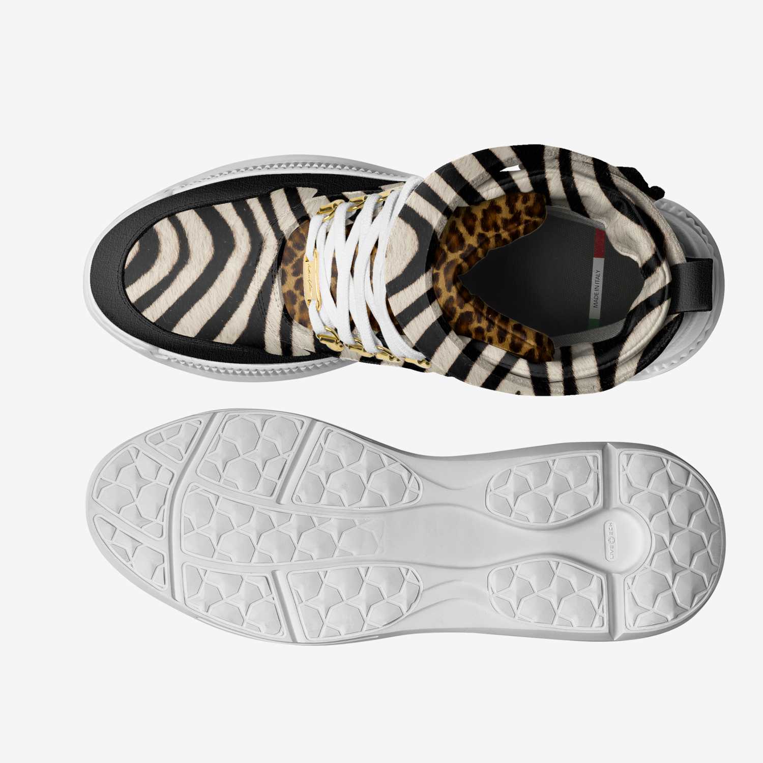 Moneyatti Traps05 custom made in Italy shoes by Moneyatti Brand | Top view