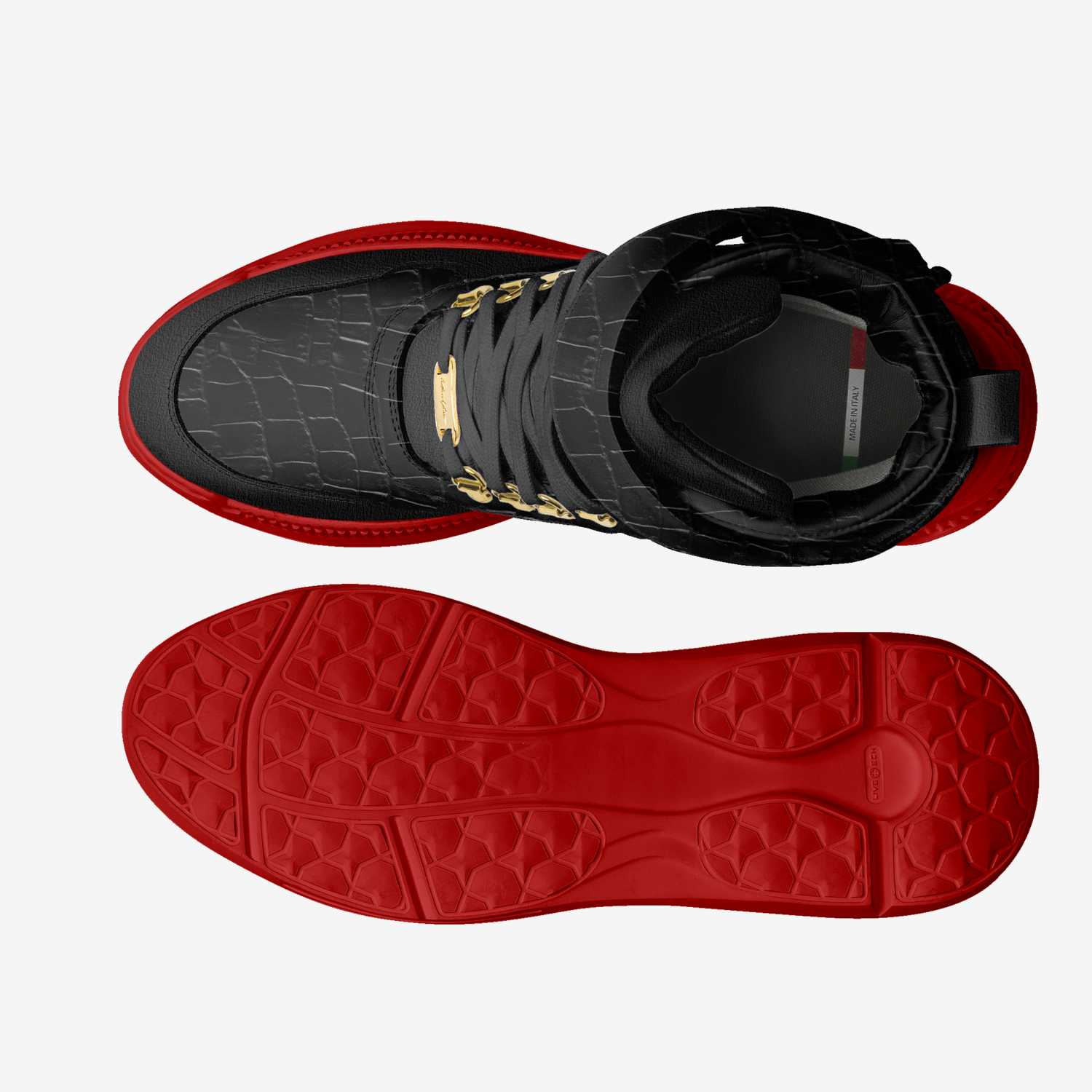 Moneyatti Traps09 custom made in Italy shoes by Moneyatti Brand | Top view