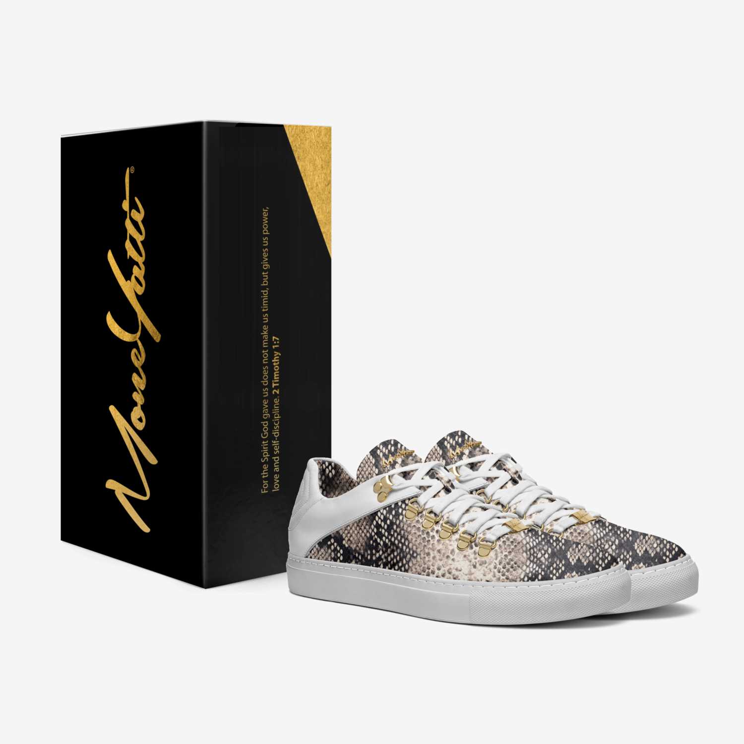 Moneyatti LuxWk01 custom made in Italy shoes by Moneyatti Brand | Box view