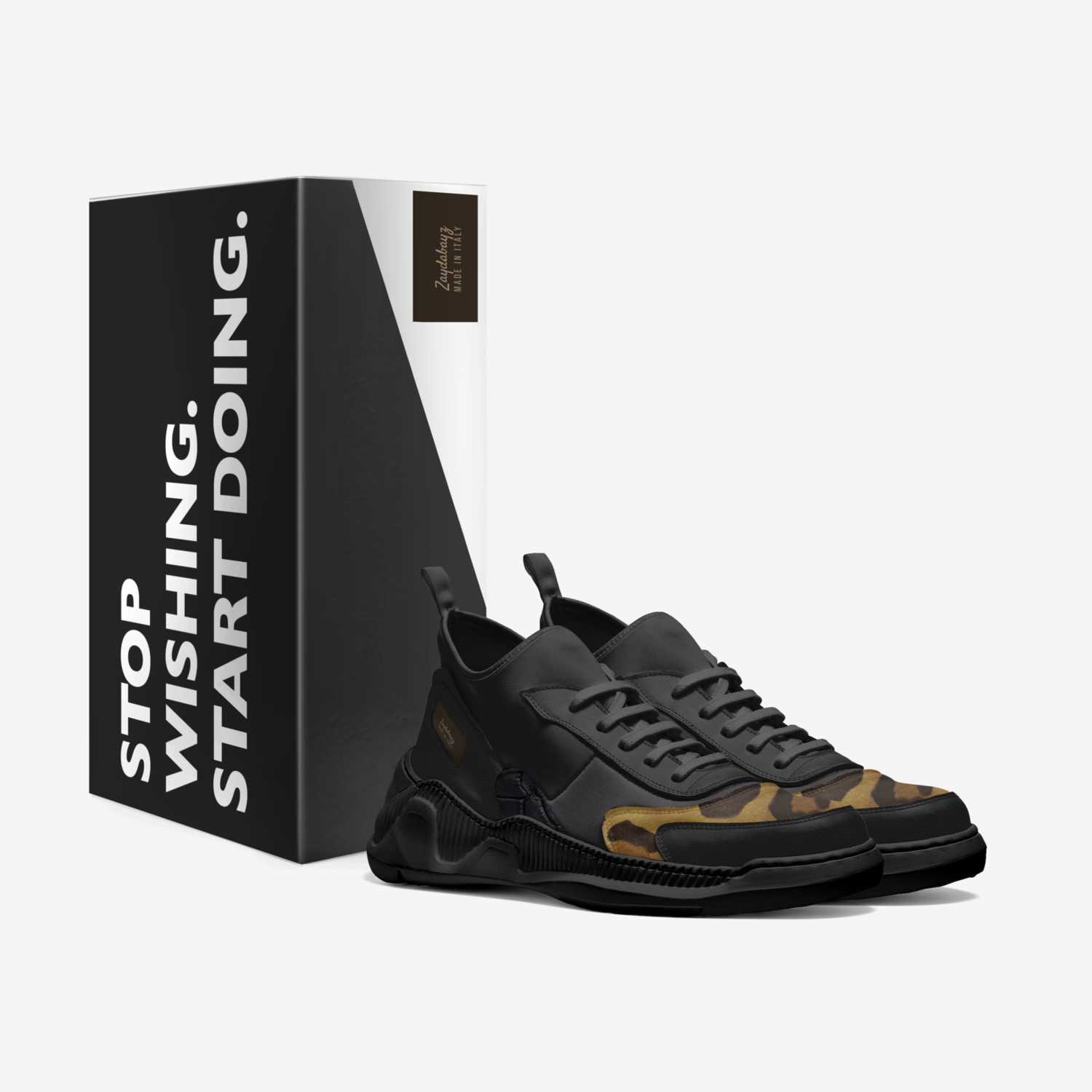 Zaydabayz custom made in Italy shoes by Isaiah Howard | Box view