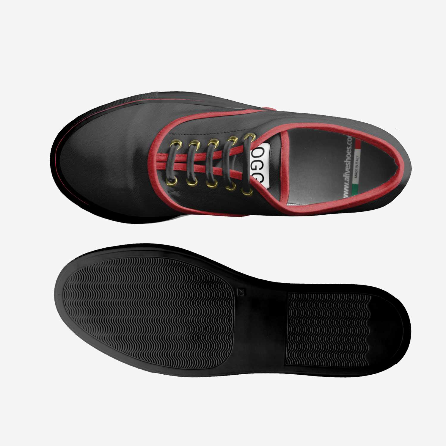 OGG custom made in Italy shoes by Steven & Jamiel | Top view