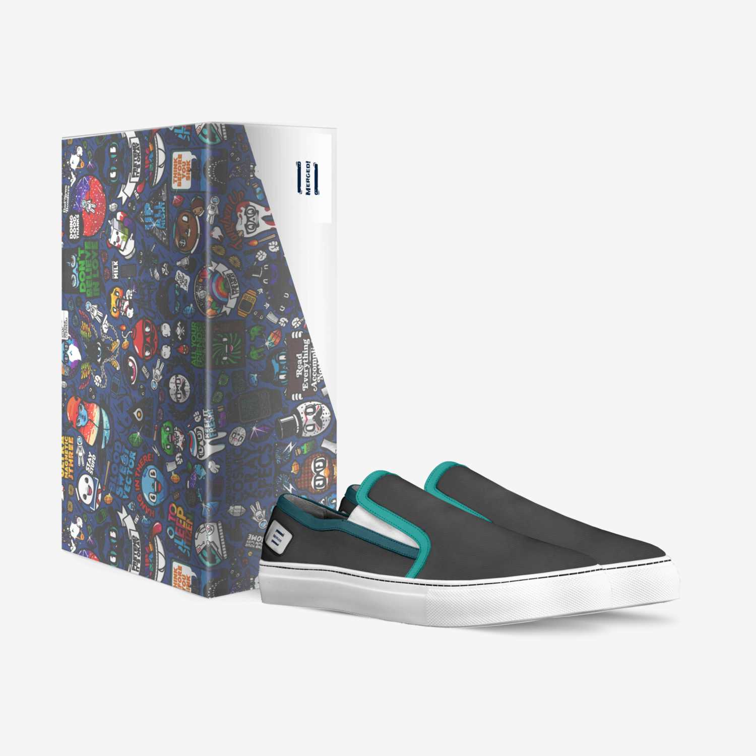 Merged! custom made in Italy shoes by Sarah Vaughan | Box view