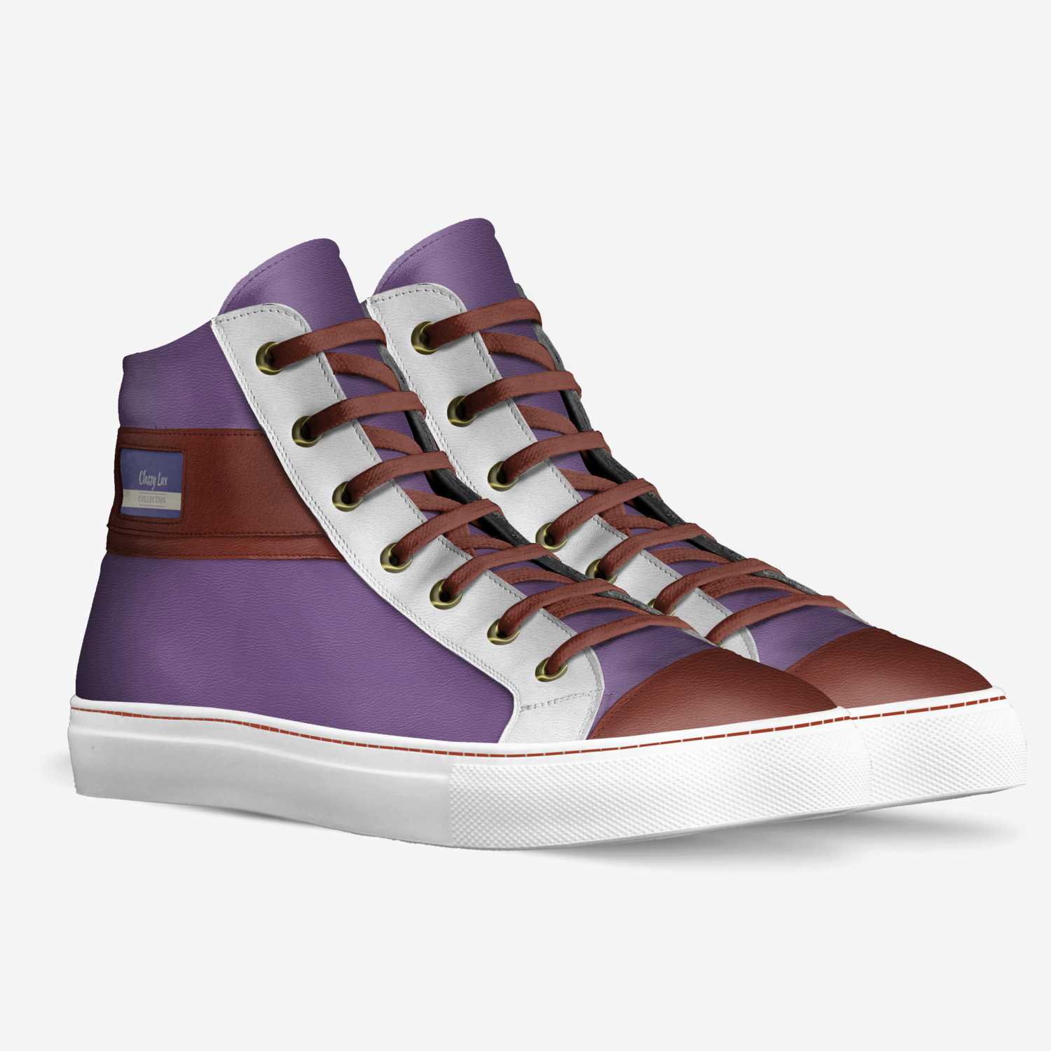 Classy Lux custom made in Italy shoes by Lauretta Hands | Double view