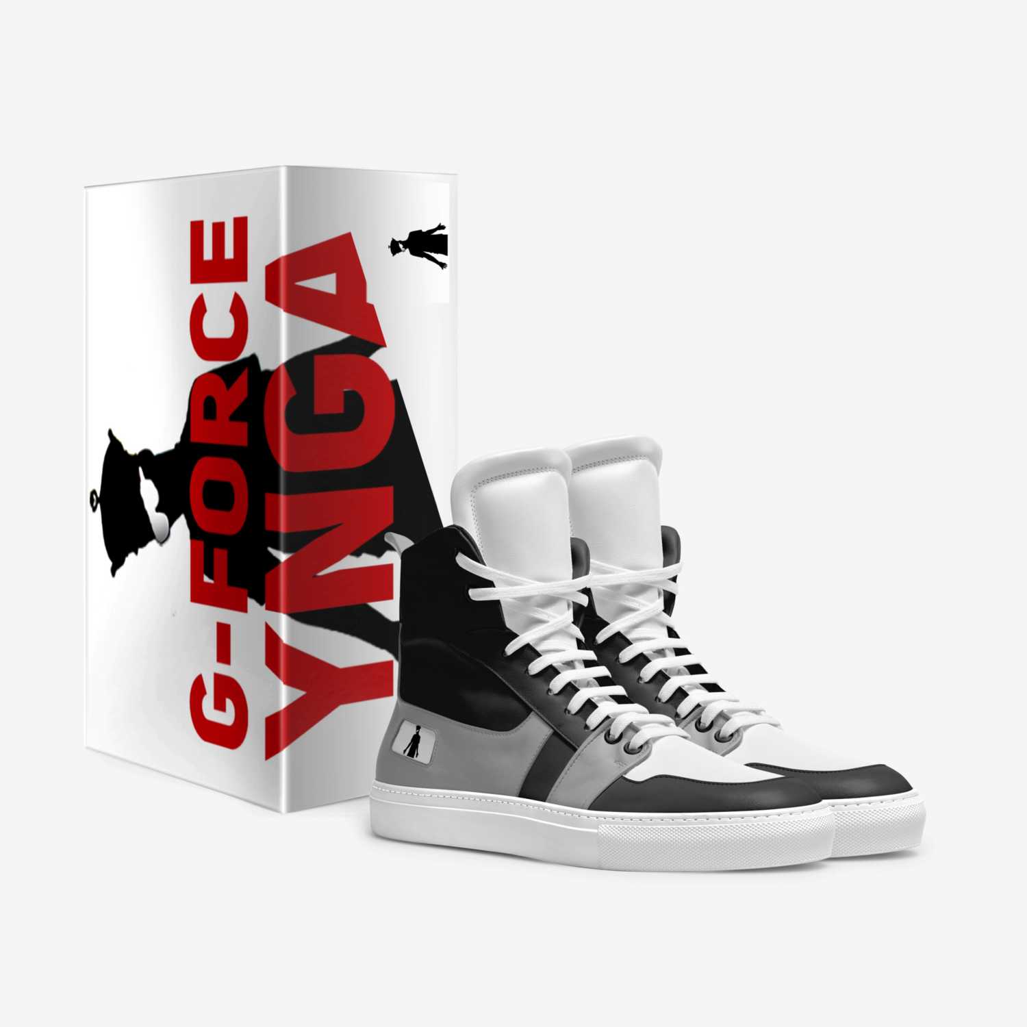 YNGA G Force 1 custom made in Italy shoes by Antonio Jackson | Box view