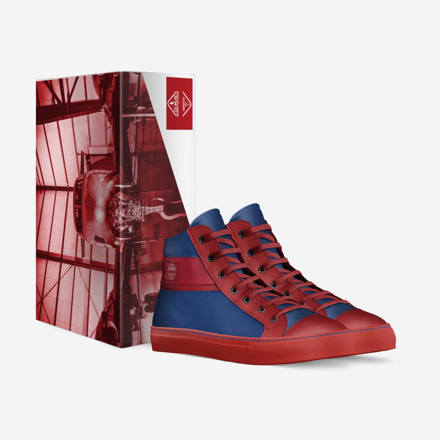 CROWN FOOTWEAR  custom made in Italy shoes by Mike Lowry | Box view