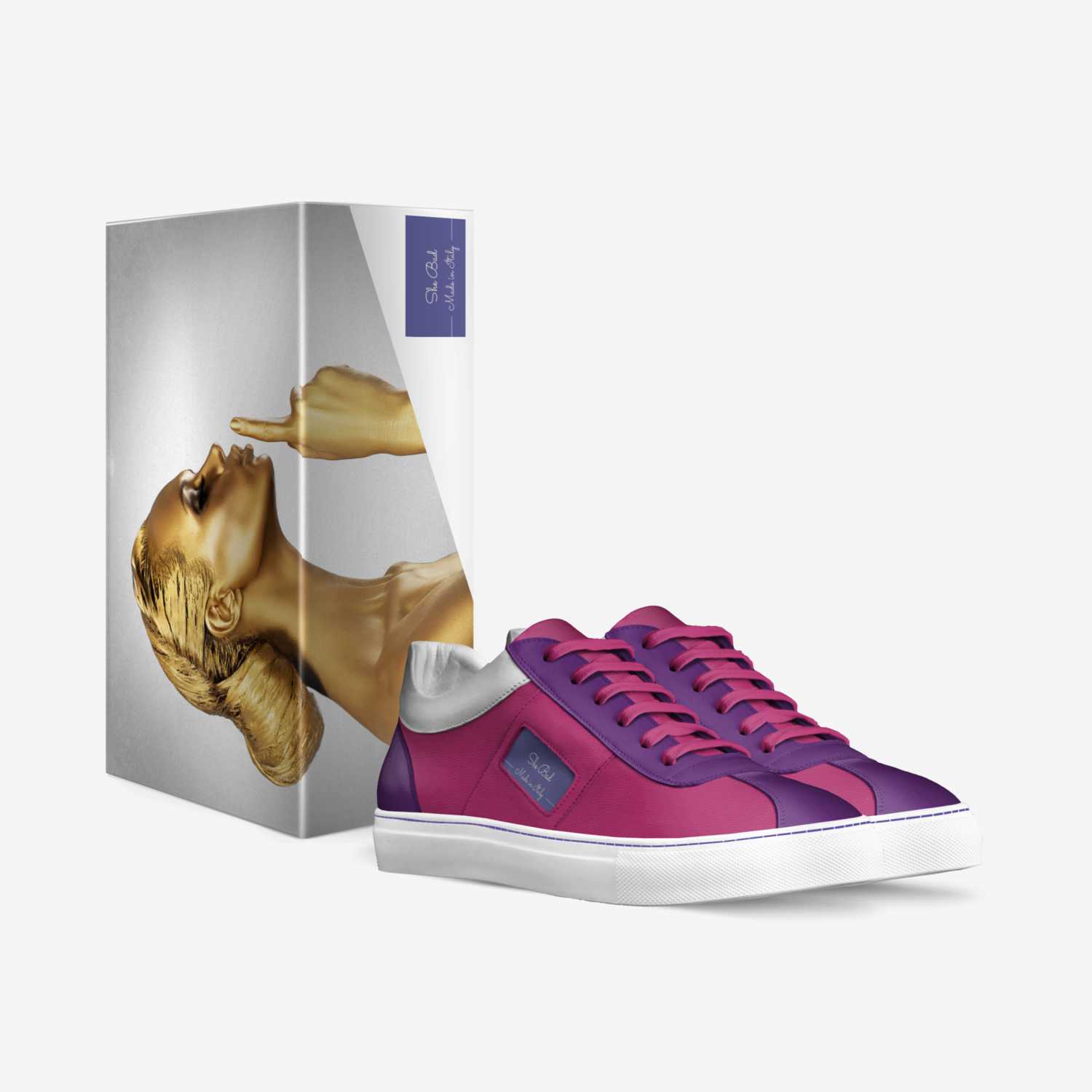 She Bad custom made in Italy shoes by April Steele | Box view