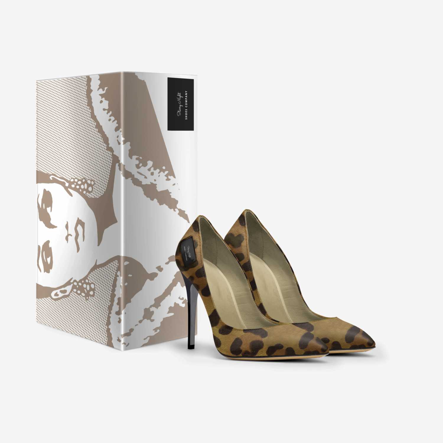 Starry Night custom made in Italy shoes by Greta Holliway | Box view