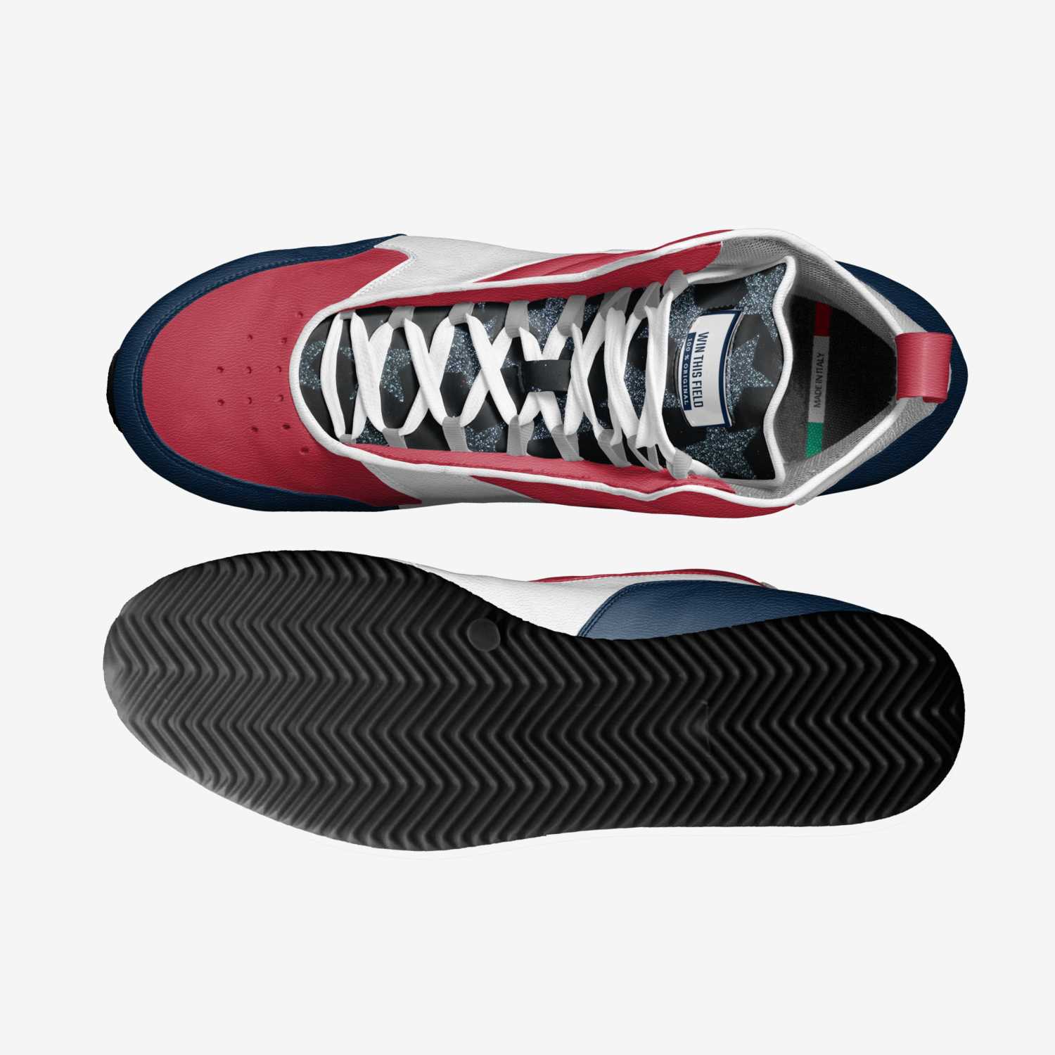 WTF? custom made in Italy shoes by Dean Edler | Top view