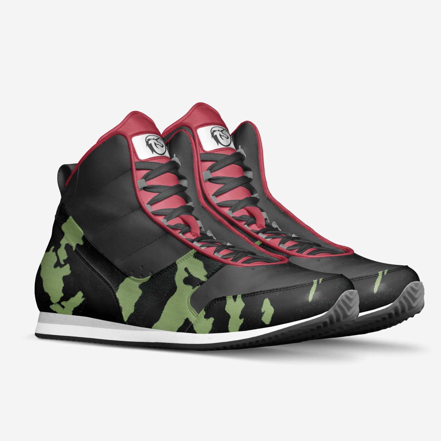 CAMO HIGH custom made in Italy shoes by Kevin Tillett | Double view