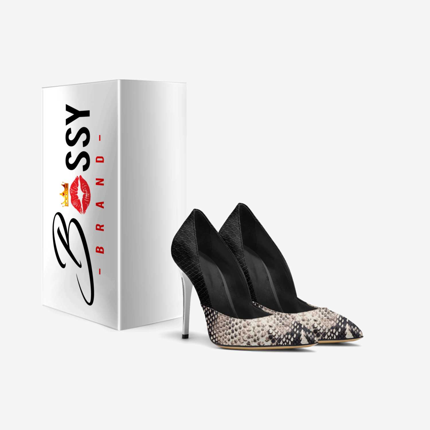B.O.S.S.Y Brand custom made in Italy shoes by Mika Campbell | Box view