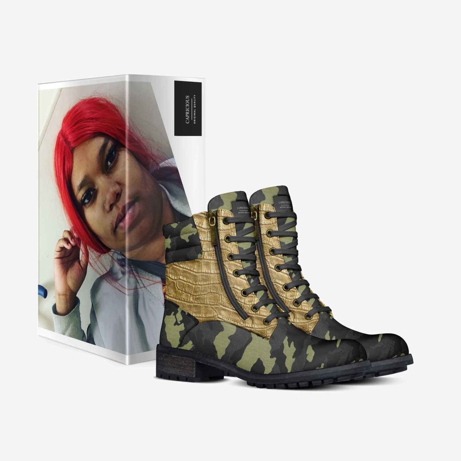 Capricious  custom made in Italy shoes by Charlene Mcfield | Box view