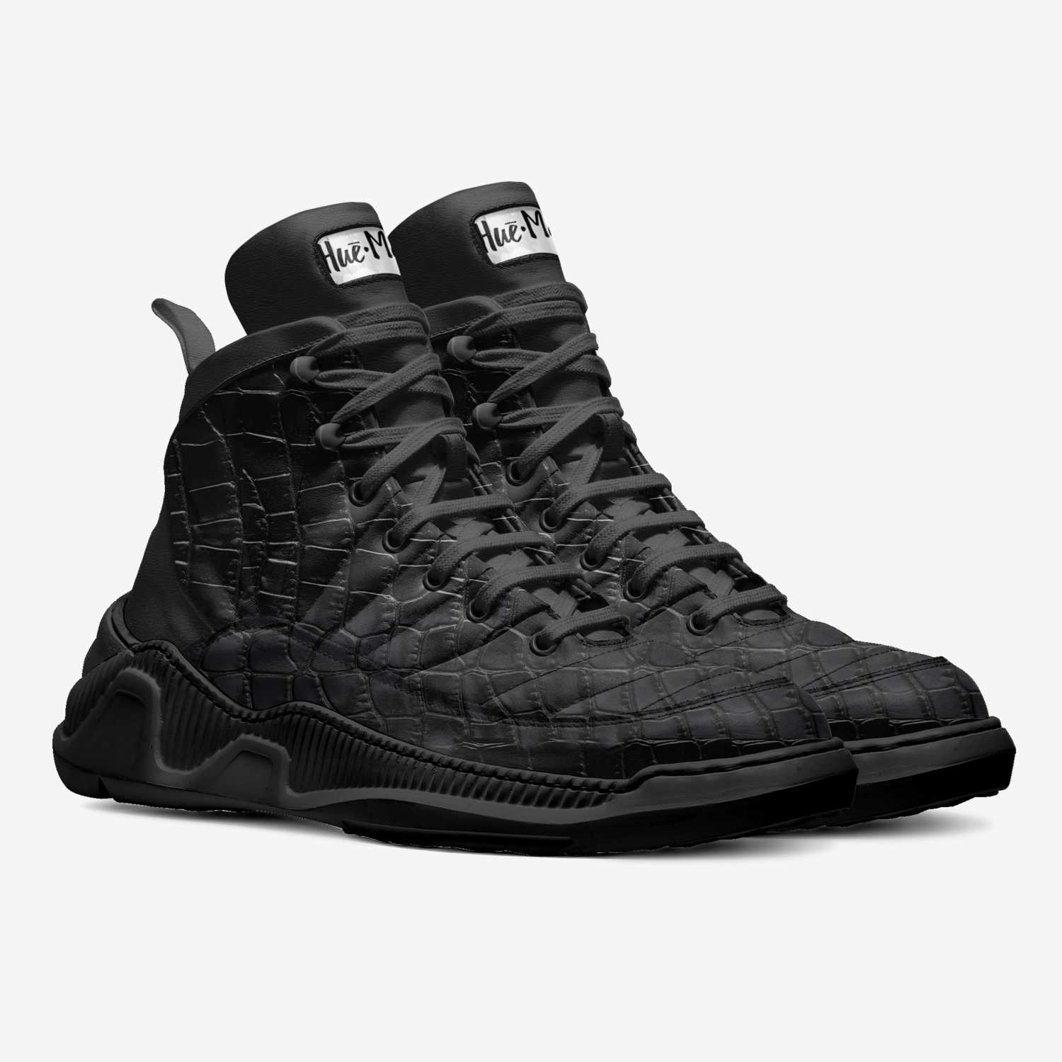 Hue-Man custom made in Italy shoes by Day1 J | Double view