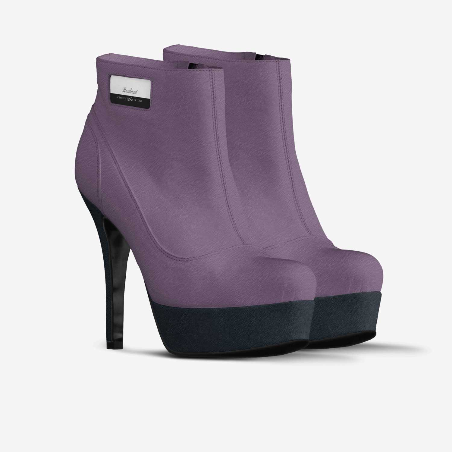 Resilient custom made in Italy shoes by Shakita Briscoe | Double view