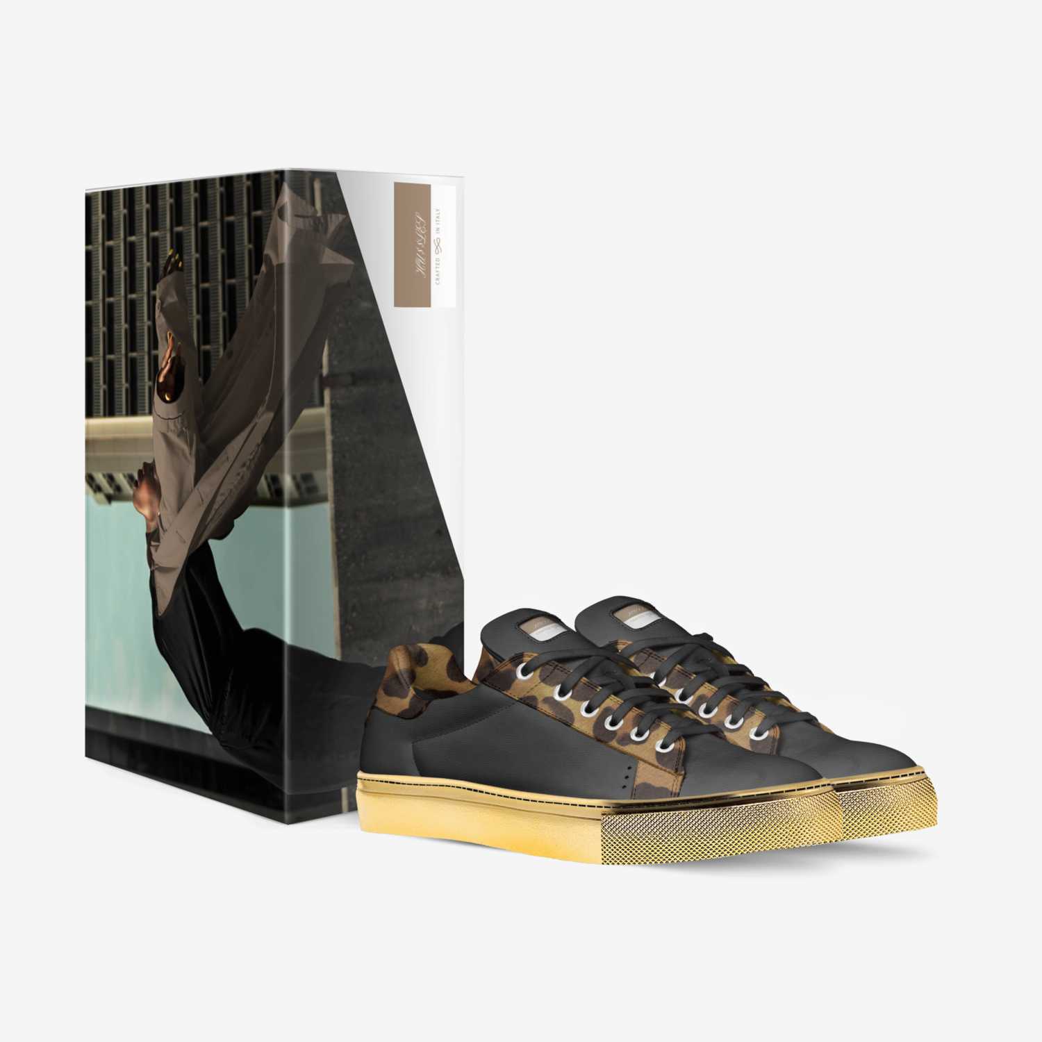 HU$$LES custom made in Italy shoes by Maygan Johnson | Box view