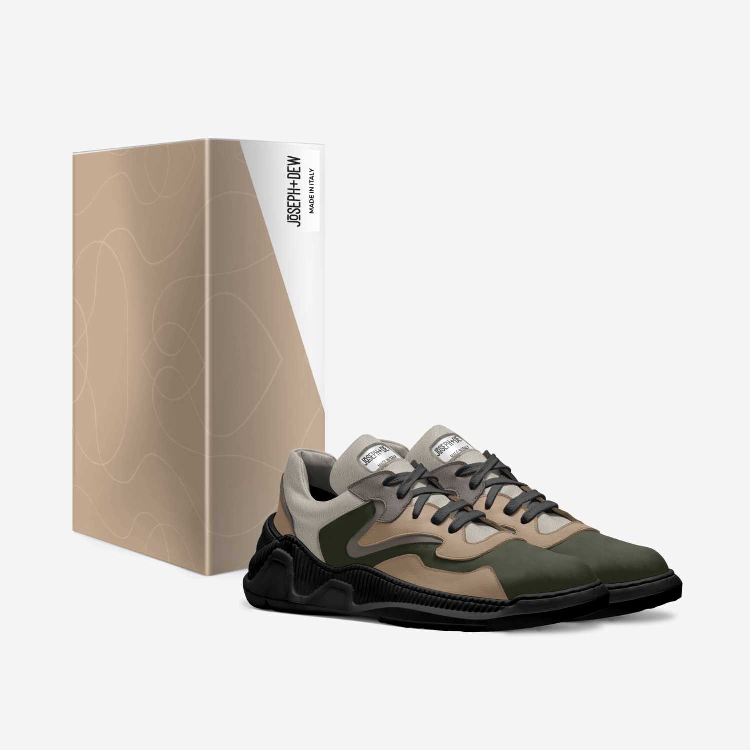 Birch custom made in Italy shoes by Joseph + Dew | Box view