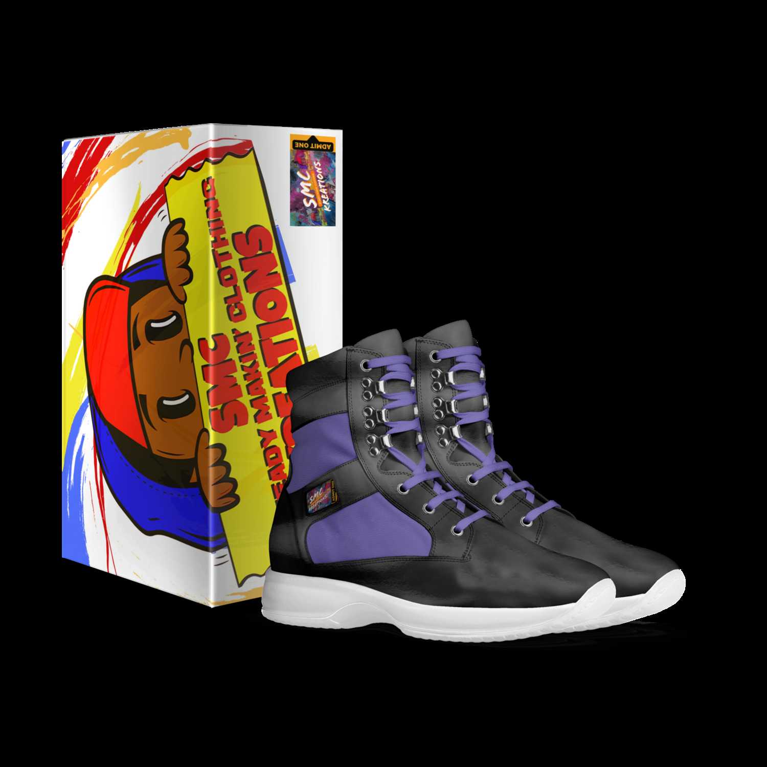 black panther custom shoes