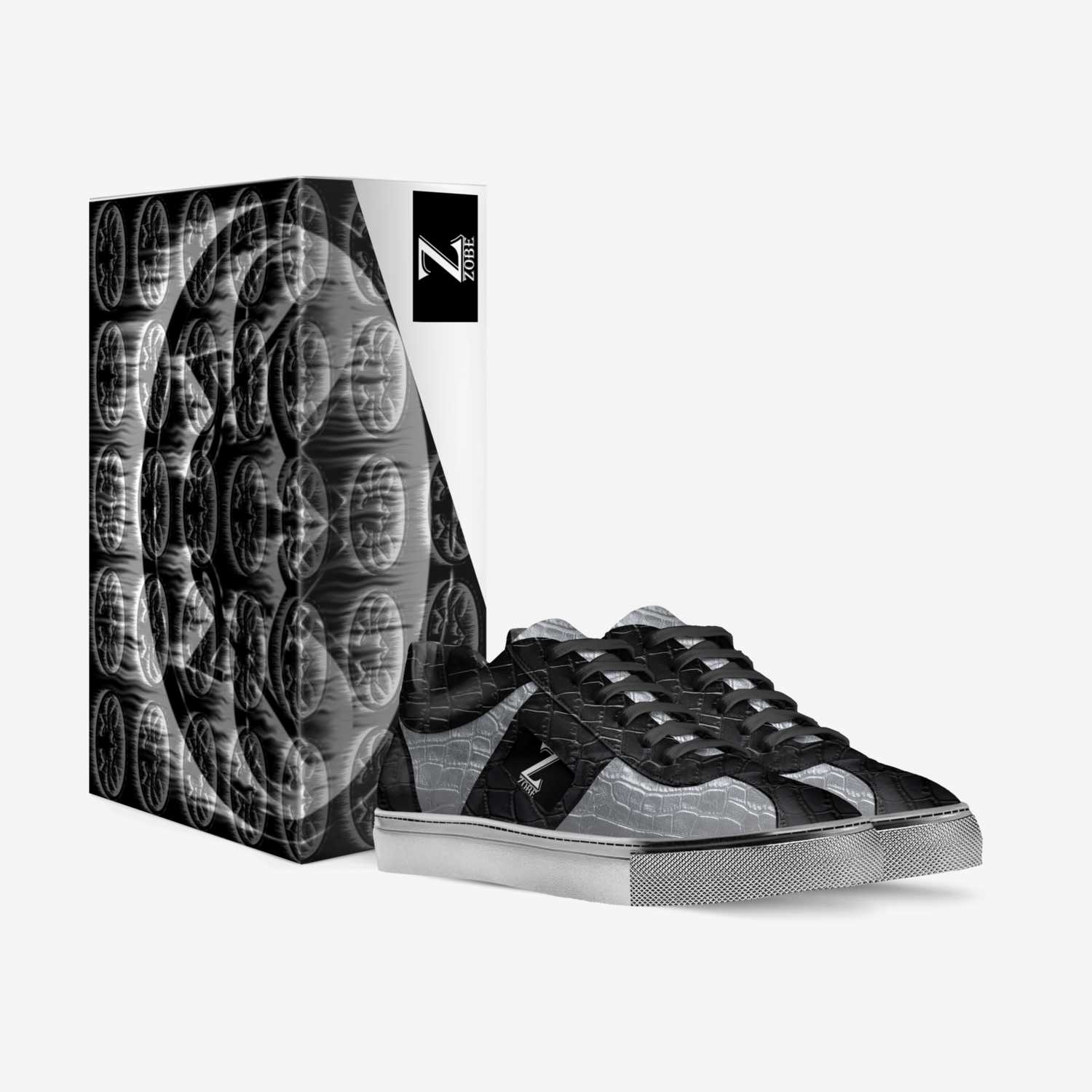 Zobe Kicks 2.0 custom made in Italy shoes by Alonzo Black | Box view