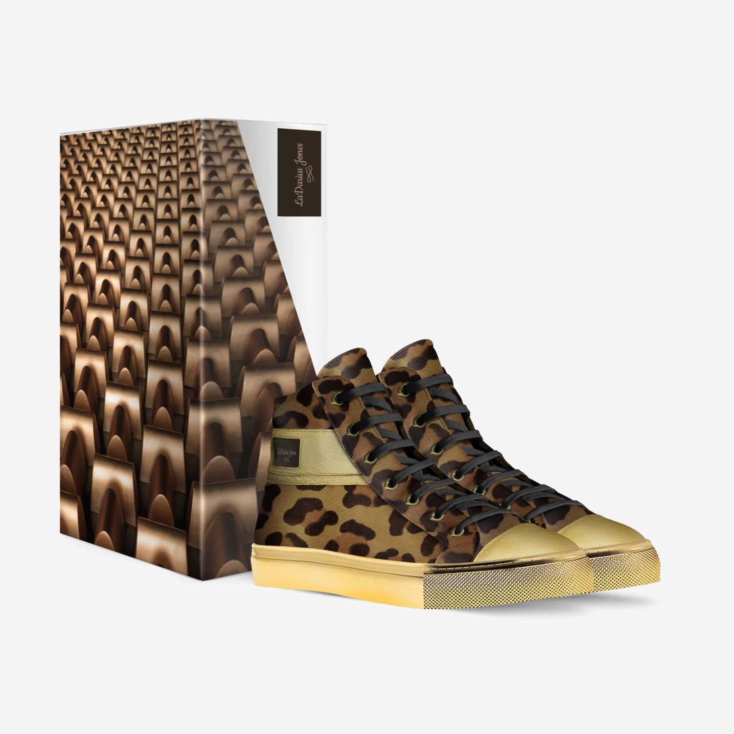 LaDarius Jones  custom made in Italy shoes by Ladarius Jones | Box view