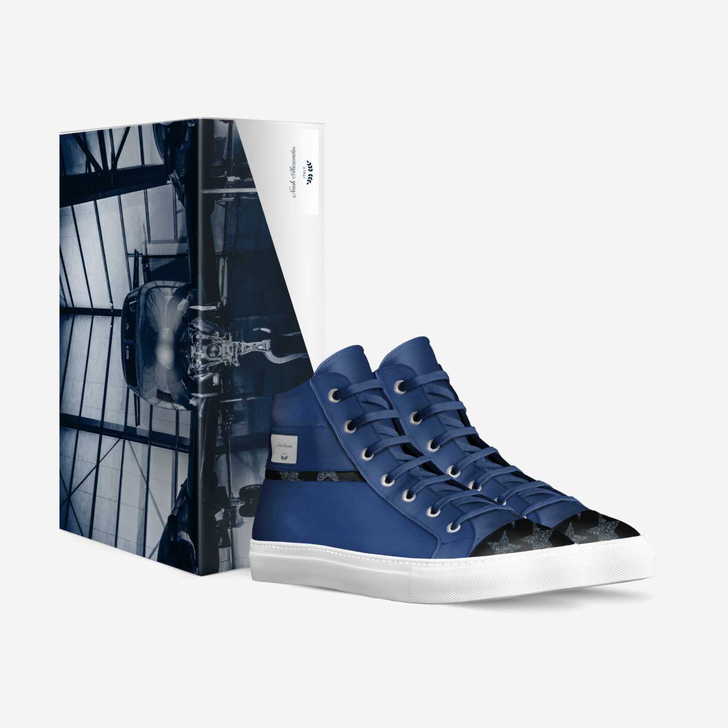 Noah Alexander custom made in Italy shoes by Robert Moore Jr | Box view