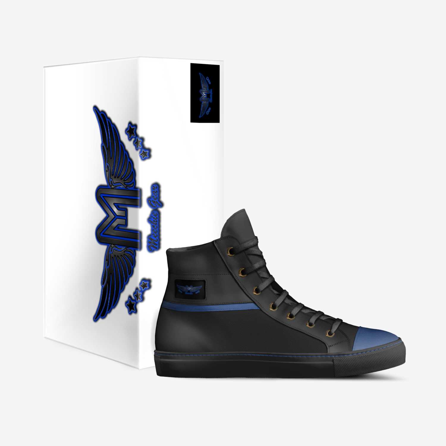 meechie gear clothing custom made in Italy shoes by Antonio Carraway | Box view