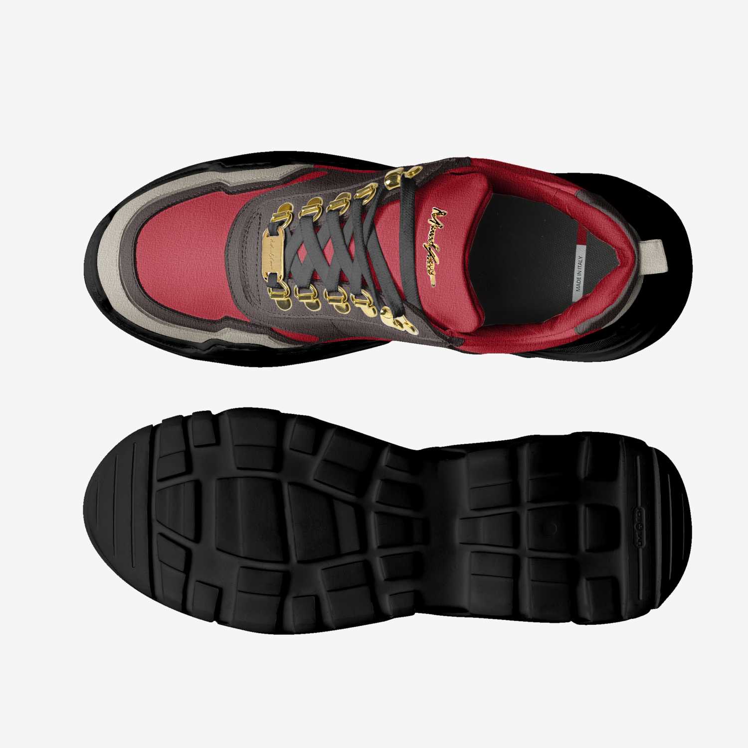 Moneyatti Murks54 custom made in Italy shoes by Moneyatti Brand | Top view