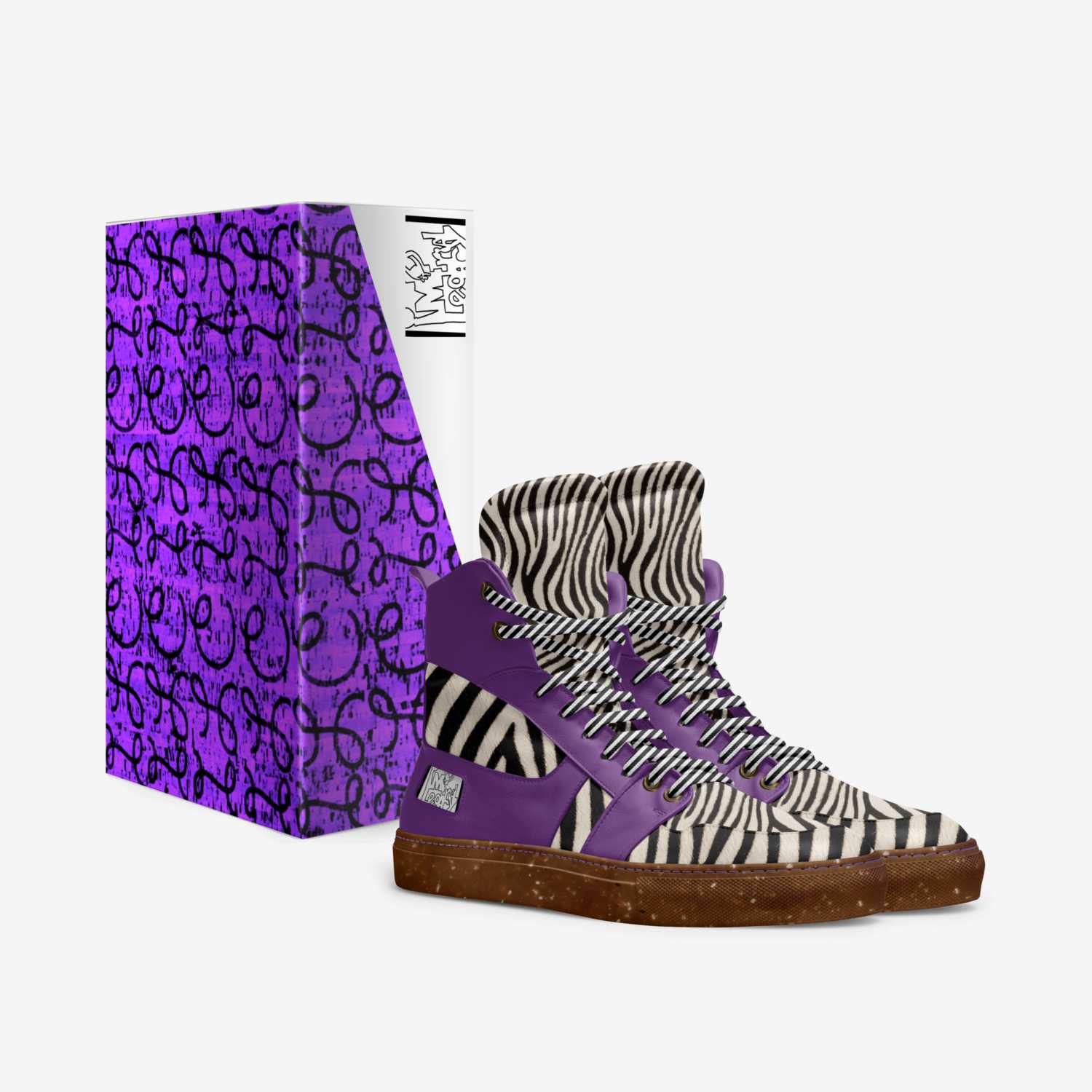 Purple Rain custom made in Italy shoes by Imperial Legacy | Box view
