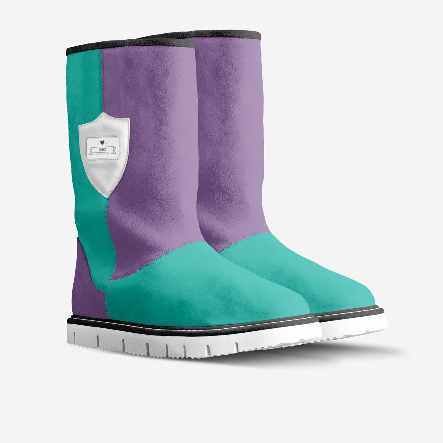Dona's custom made in Italy shoes by Emily Macca | Double view