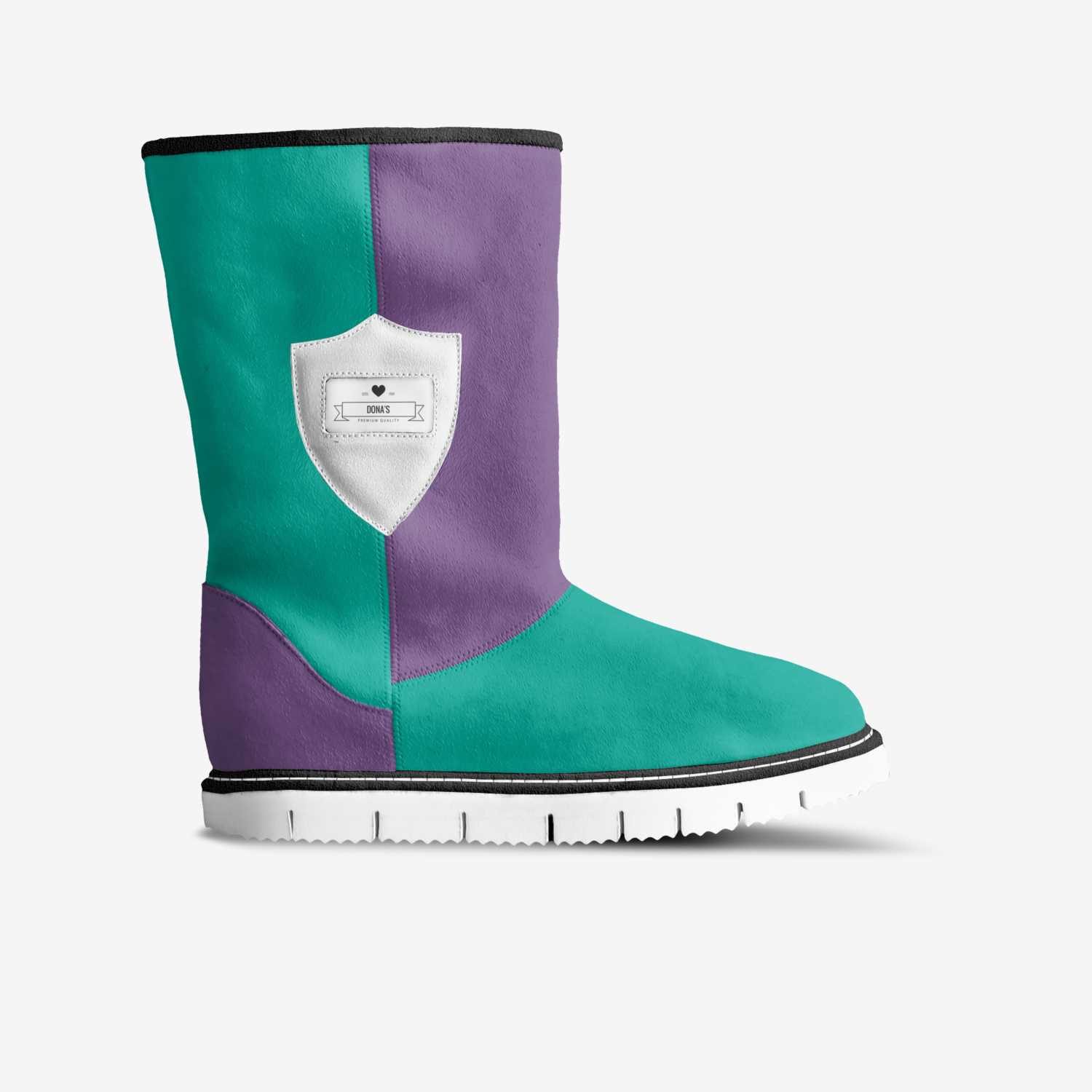 Dona's custom made in Italy shoes by Emily Macca | Side view