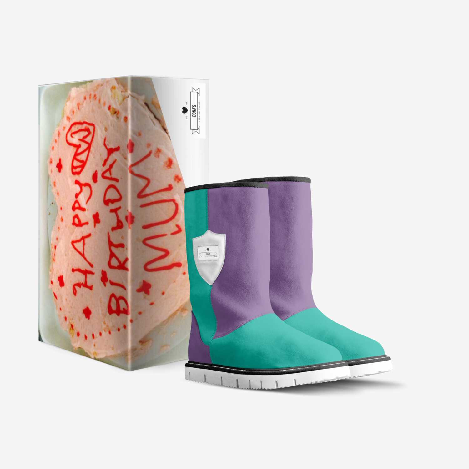Dona's custom made in Italy shoes by Emily Macca | Box view