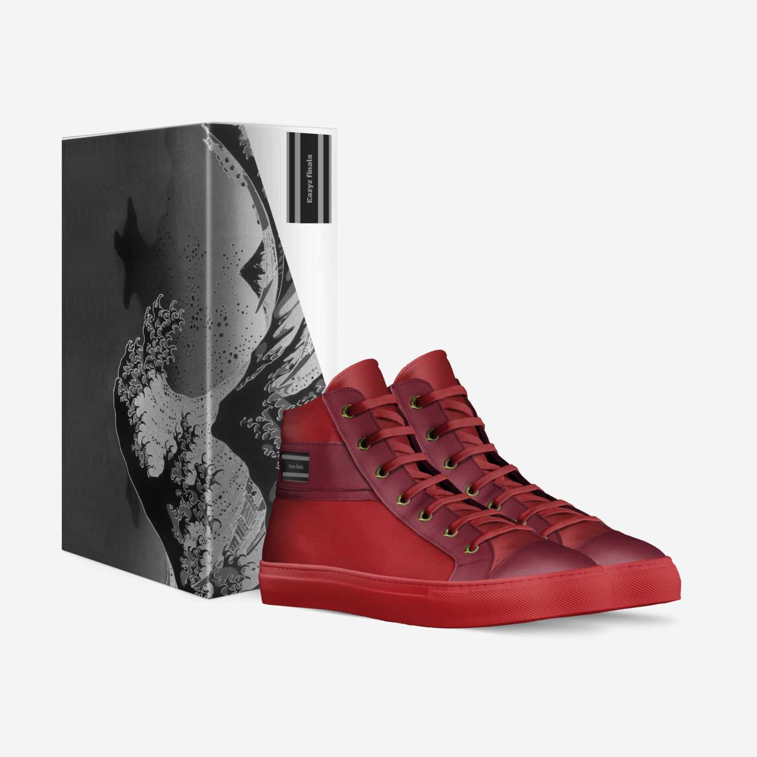 Eazyz finals custom made in Italy shoes by Oriana Haliski | Box view