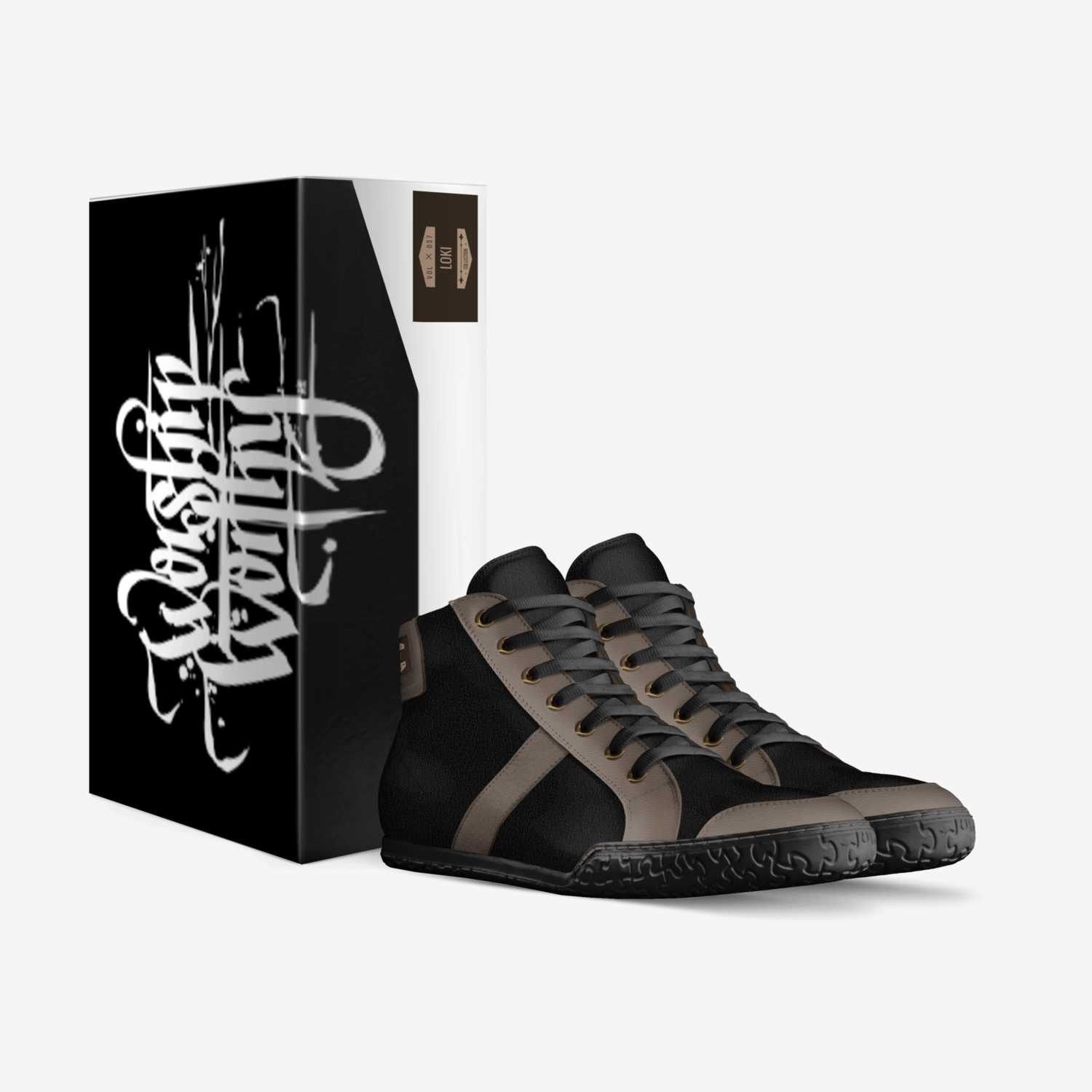 LOKI custom made in Italy shoes by Dominick Johnson | Box view
