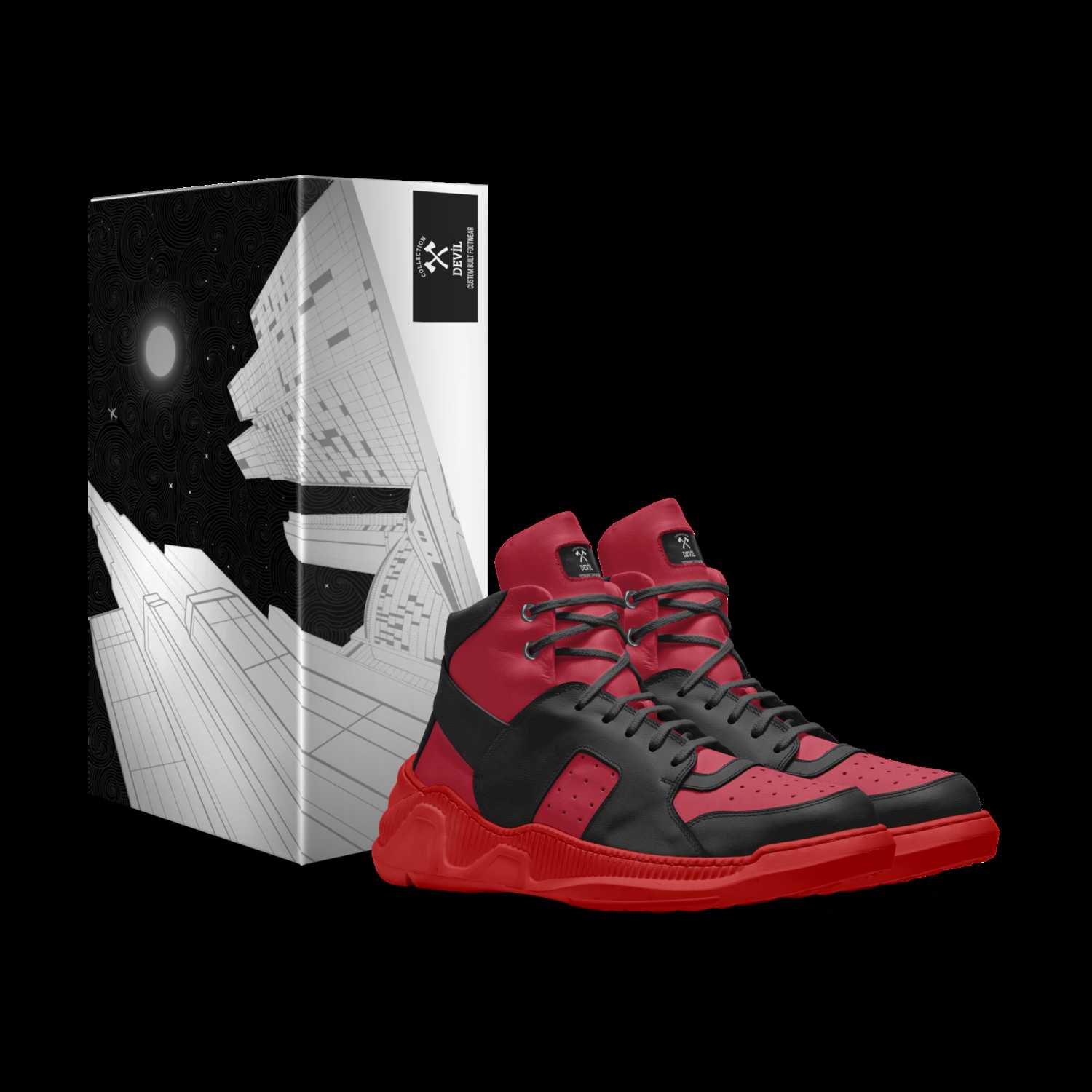 demonic tennis shoes