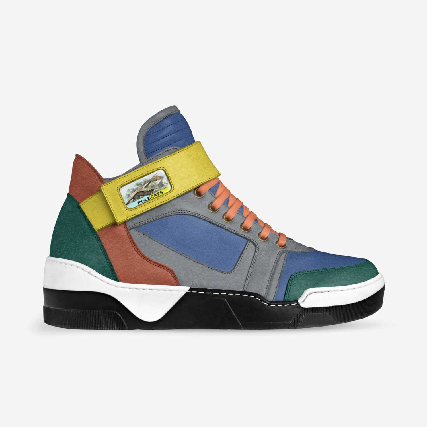 Polecats custom made in Italy shoes by Karen Poley | Side view