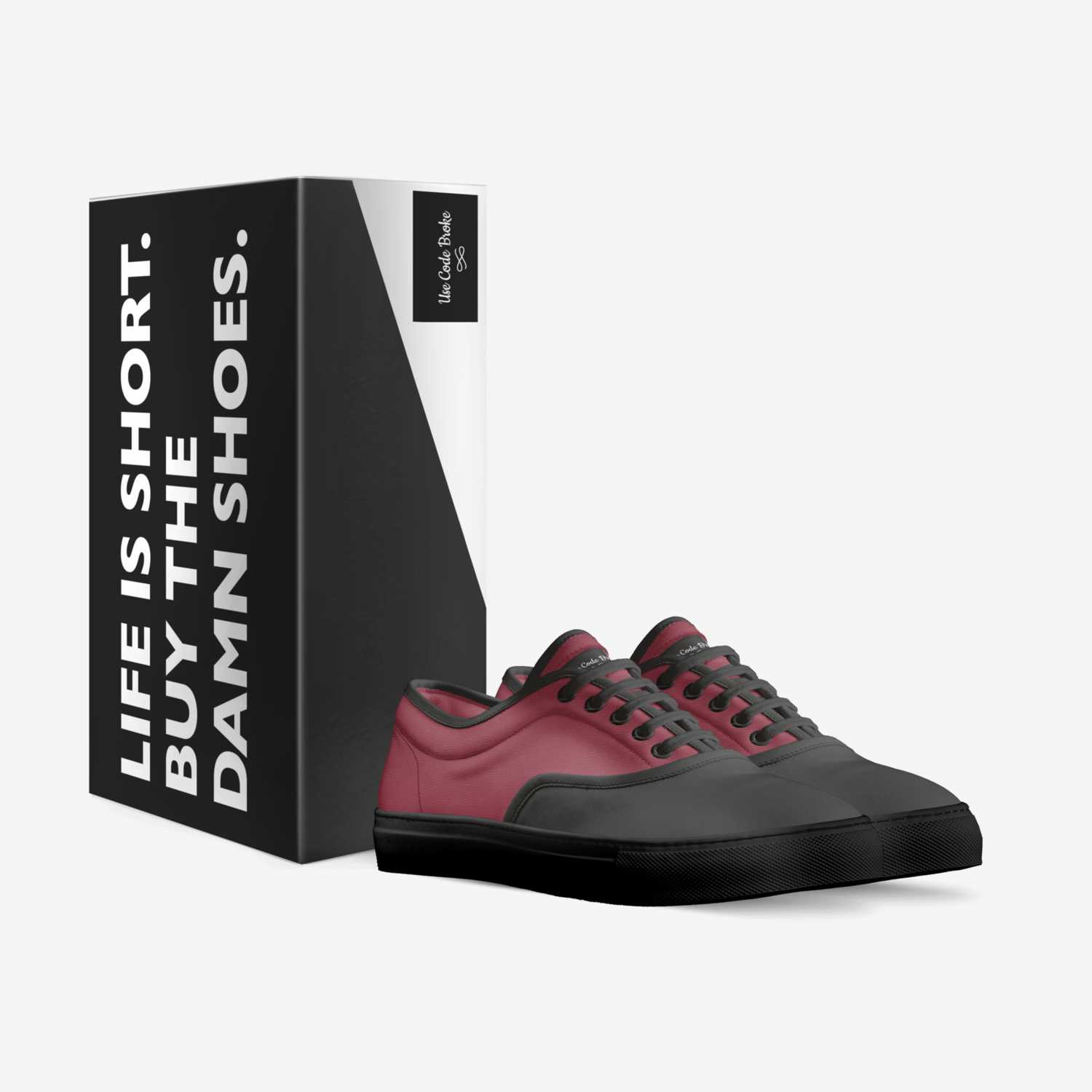 Use Code Broke custom made in Italy shoes by Emils Kikurs | Box view