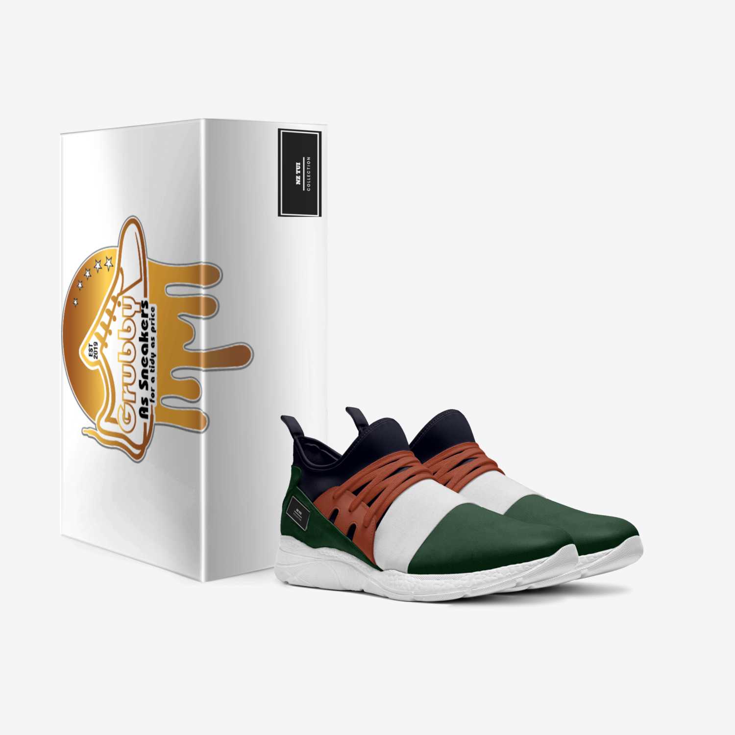 NZ Tui custom made in Italy shoes by Mista Katene | Box view