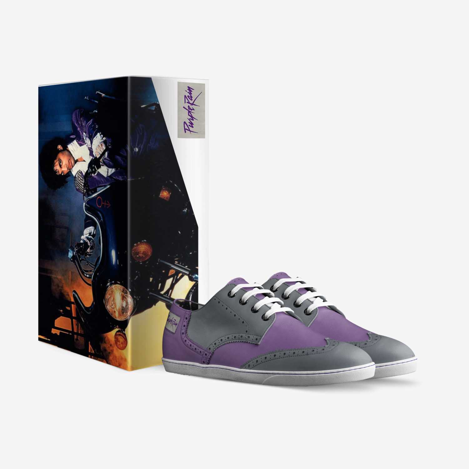 Purple Rain custom made in Italy shoes by Tori Pollard | Box view