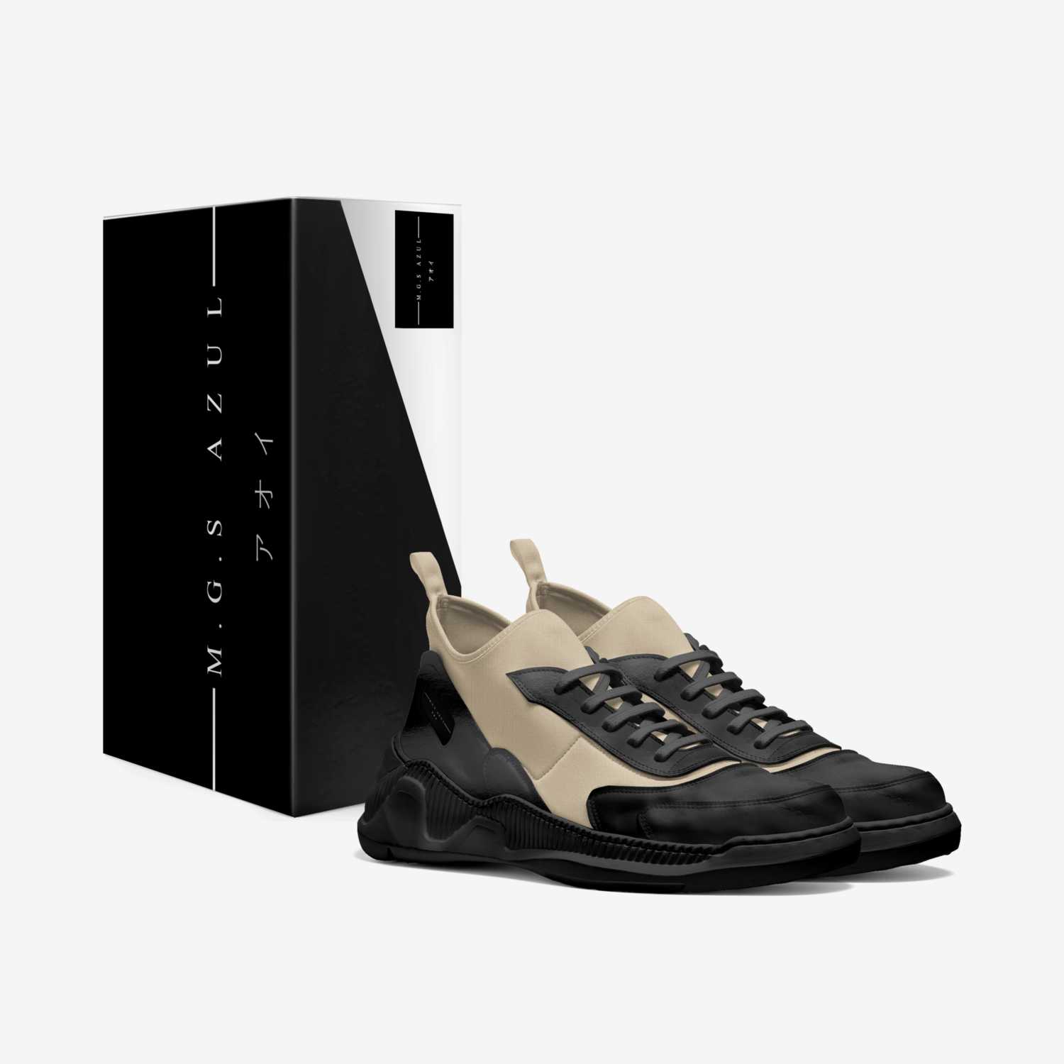 Black Yoru custom made in Italy shoes by Miguel Gomes | Box view