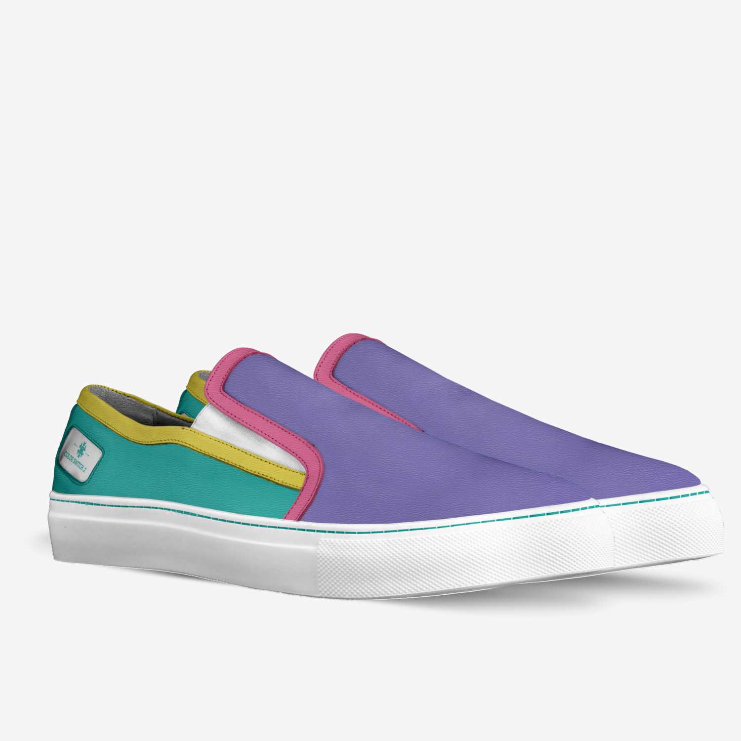 Color Switch .2   custom made in Italy shoes by Sarah Vaughan | Double view
