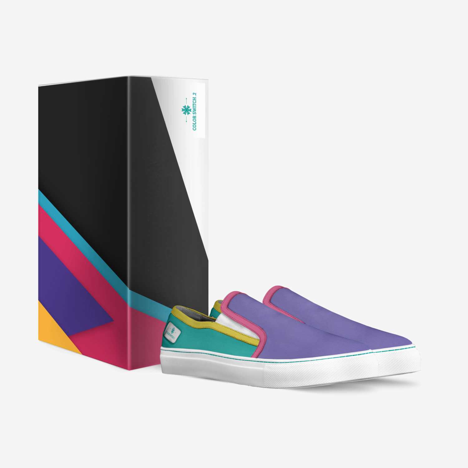 Color Switch .2   custom made in Italy shoes by Sarah Vaughan | Box view
