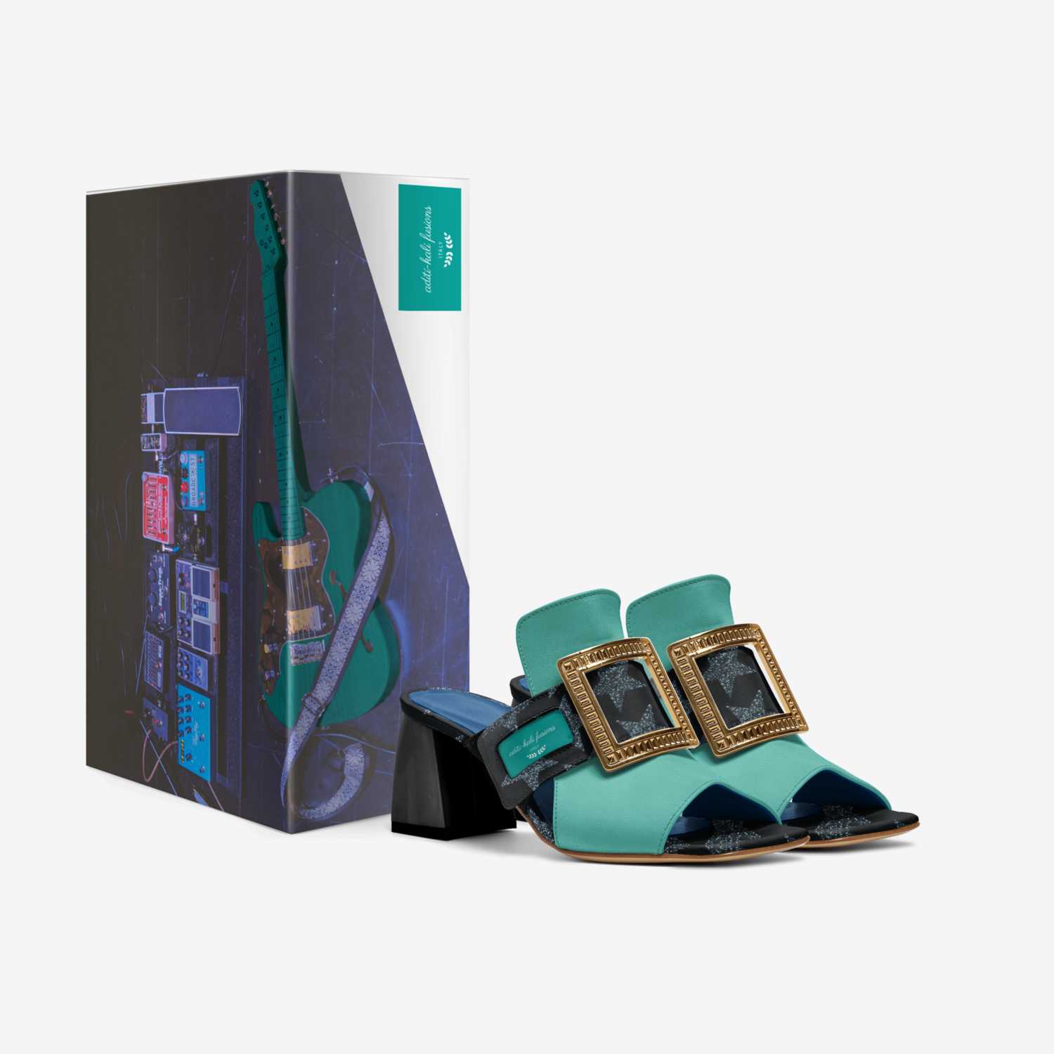 aditi-kali fusions custom made in Italy shoes by Aditi-kali Of Wonkey Donkey Bazaar | Box view