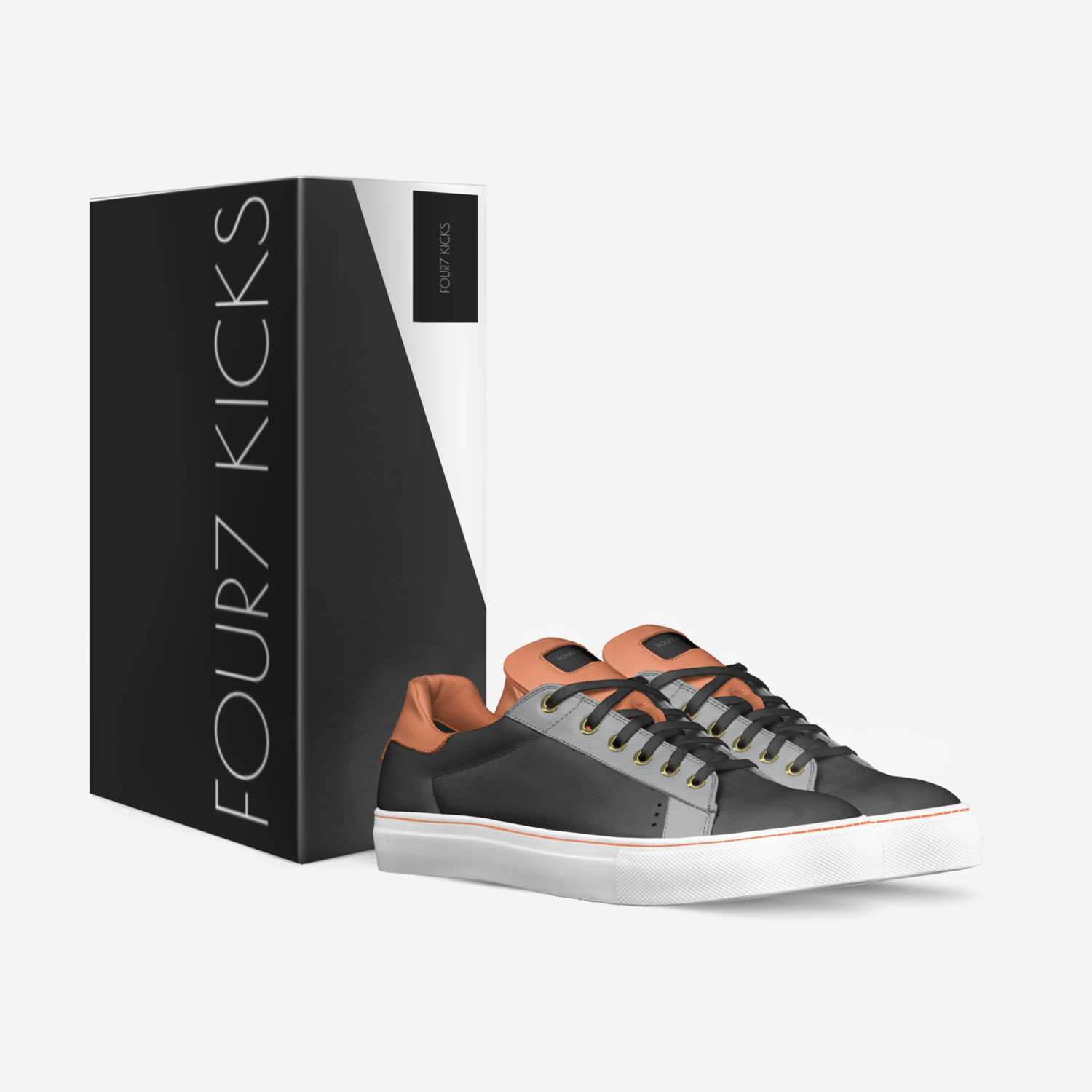 Four7 Kicks custom made in Italy shoes by Liam Stultz | Box view