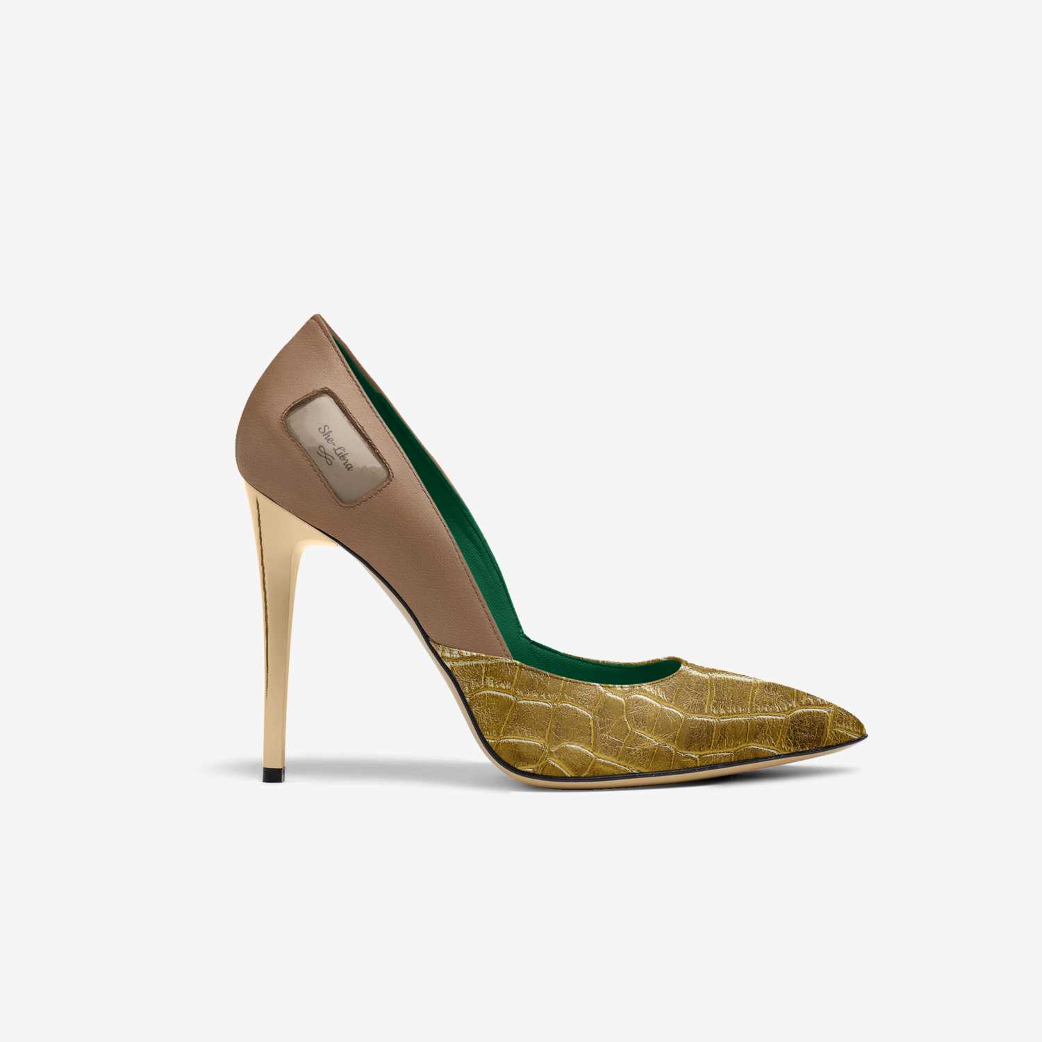 She-Libra custom made in Italy shoes by M. S. Bell-carson | Side view