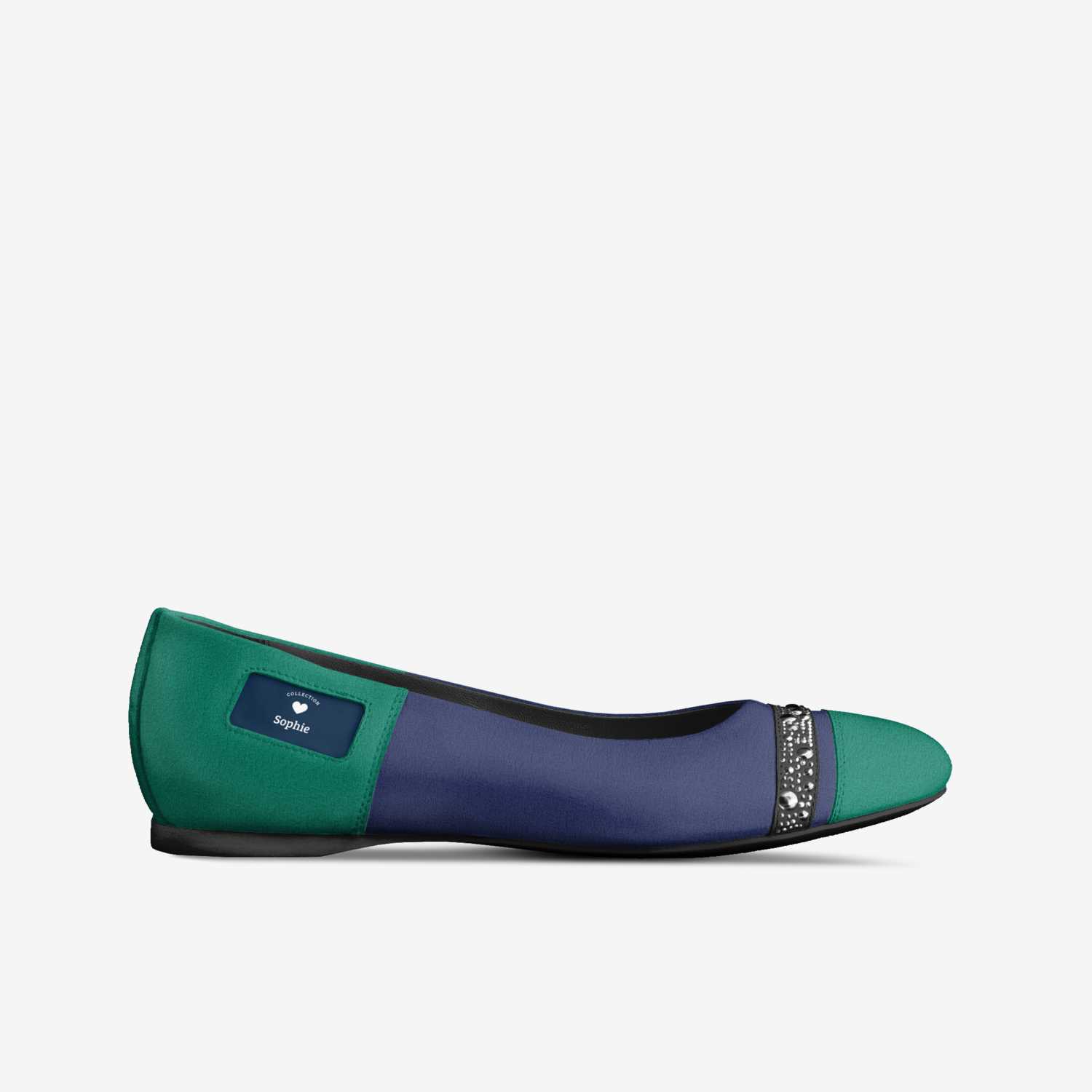 Sophie custom made in Italy shoes by Sophie Fellows | Side view
